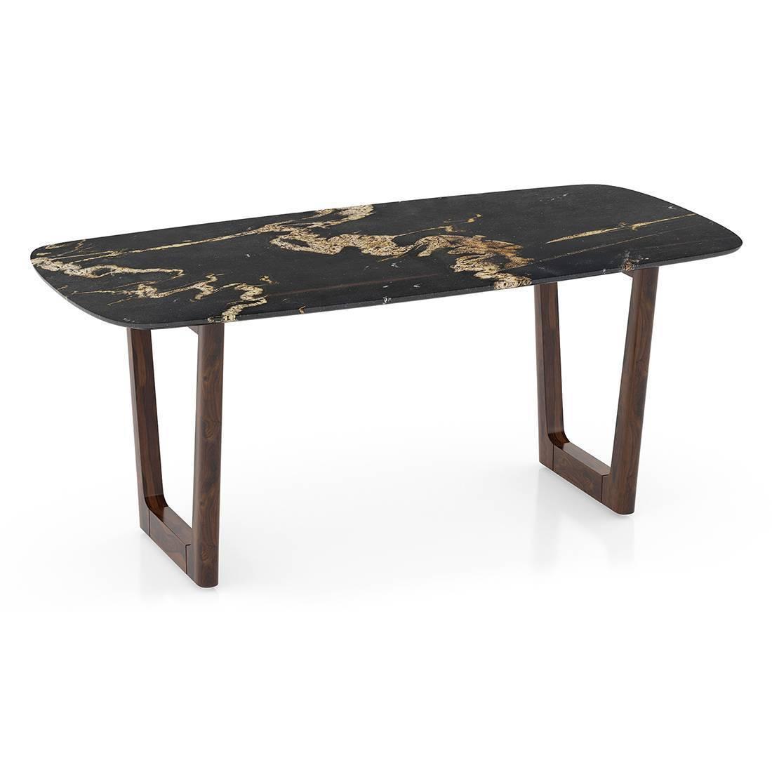 Adria Dining Table With Set Of 6 Celia Accent Dining Chairs