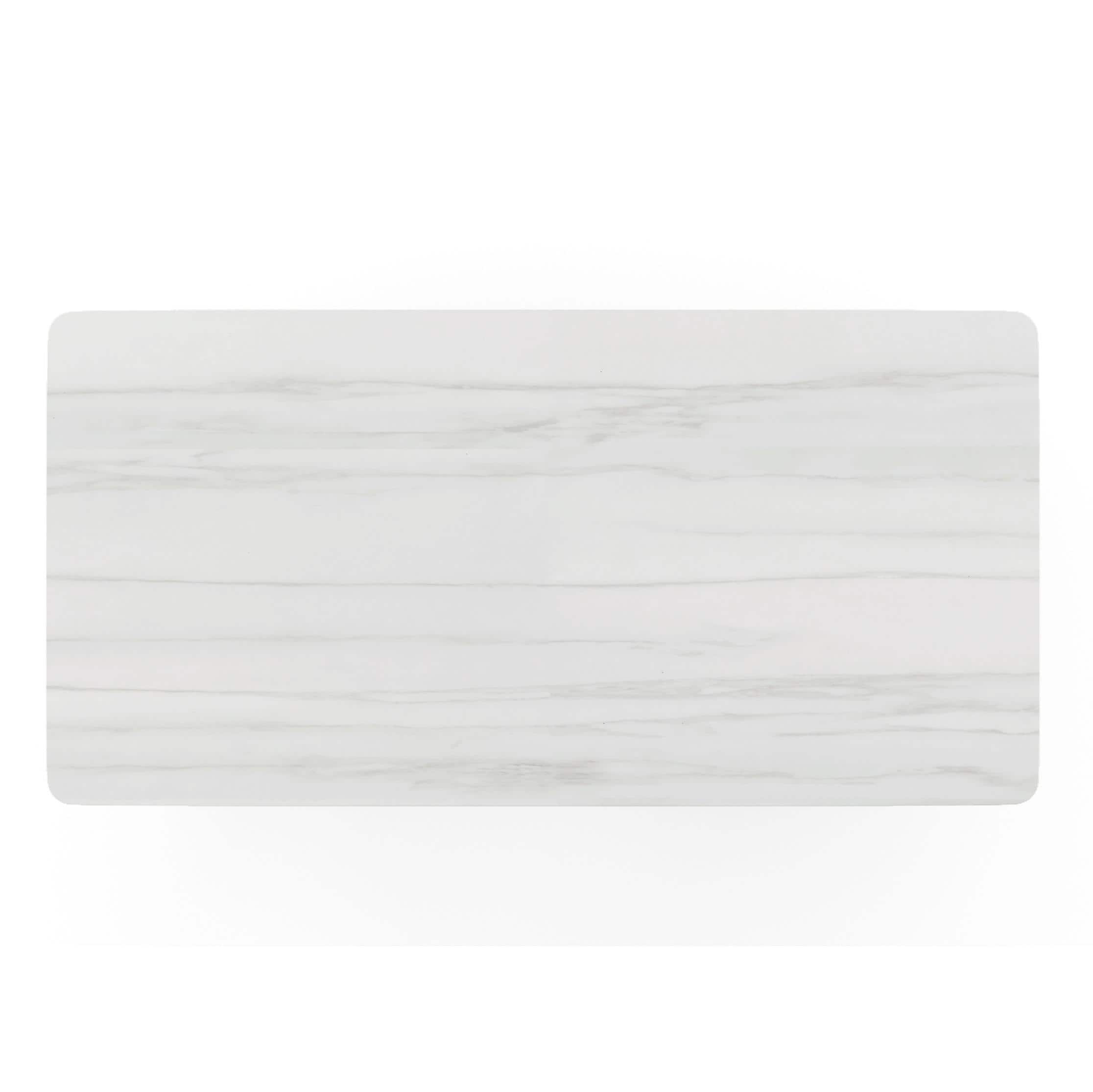 Nova Faux Marble 6 Seater Dining Table With Set Of 6 Megan Swivel Dining Chairs