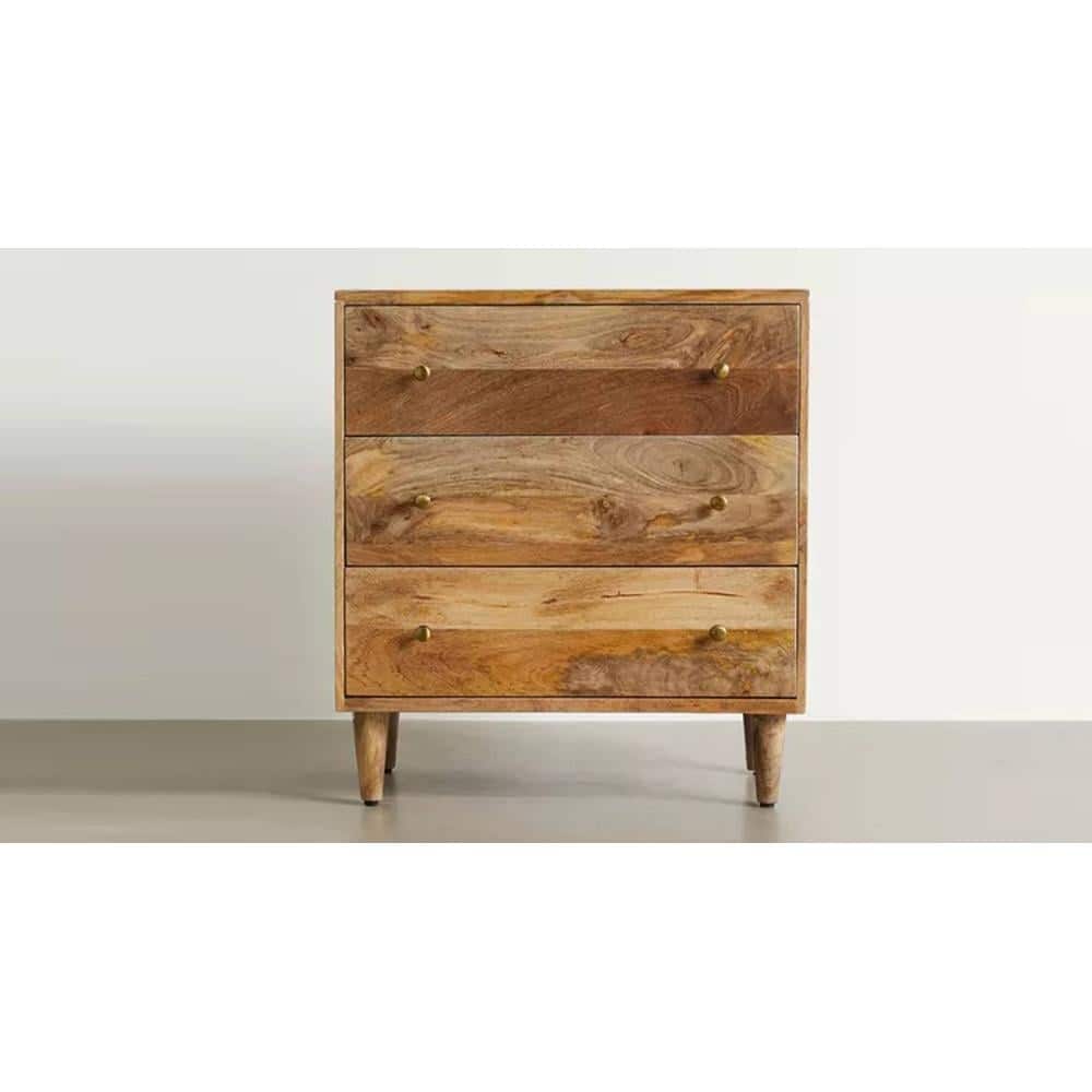 Philip Mango Wood Chest Of Drawers In Natural Finish