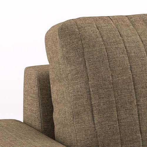 Granada Essential 1 Seater Fabric Sofa in Dune Colour