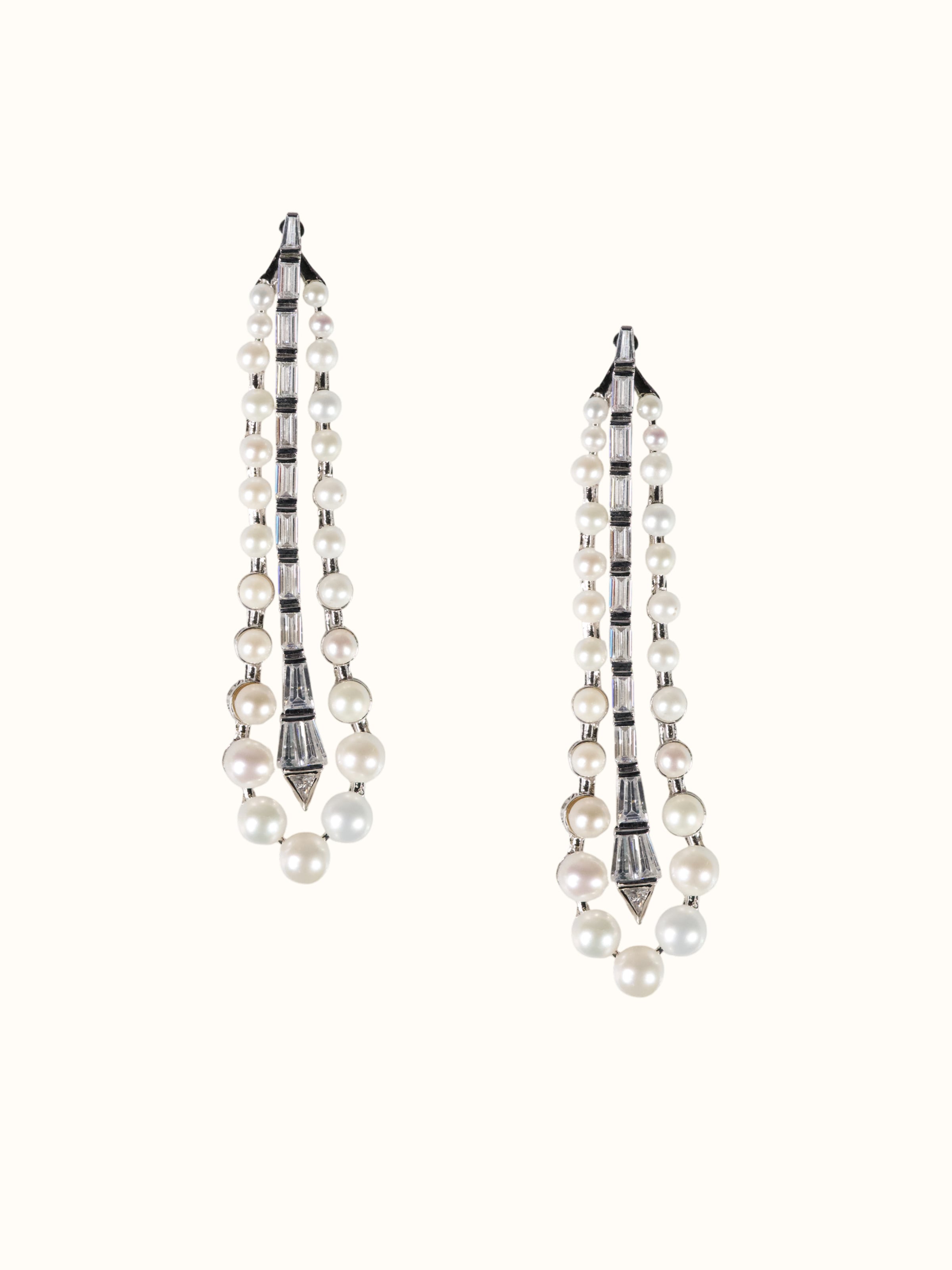 Silver Smithing Drop Earrings