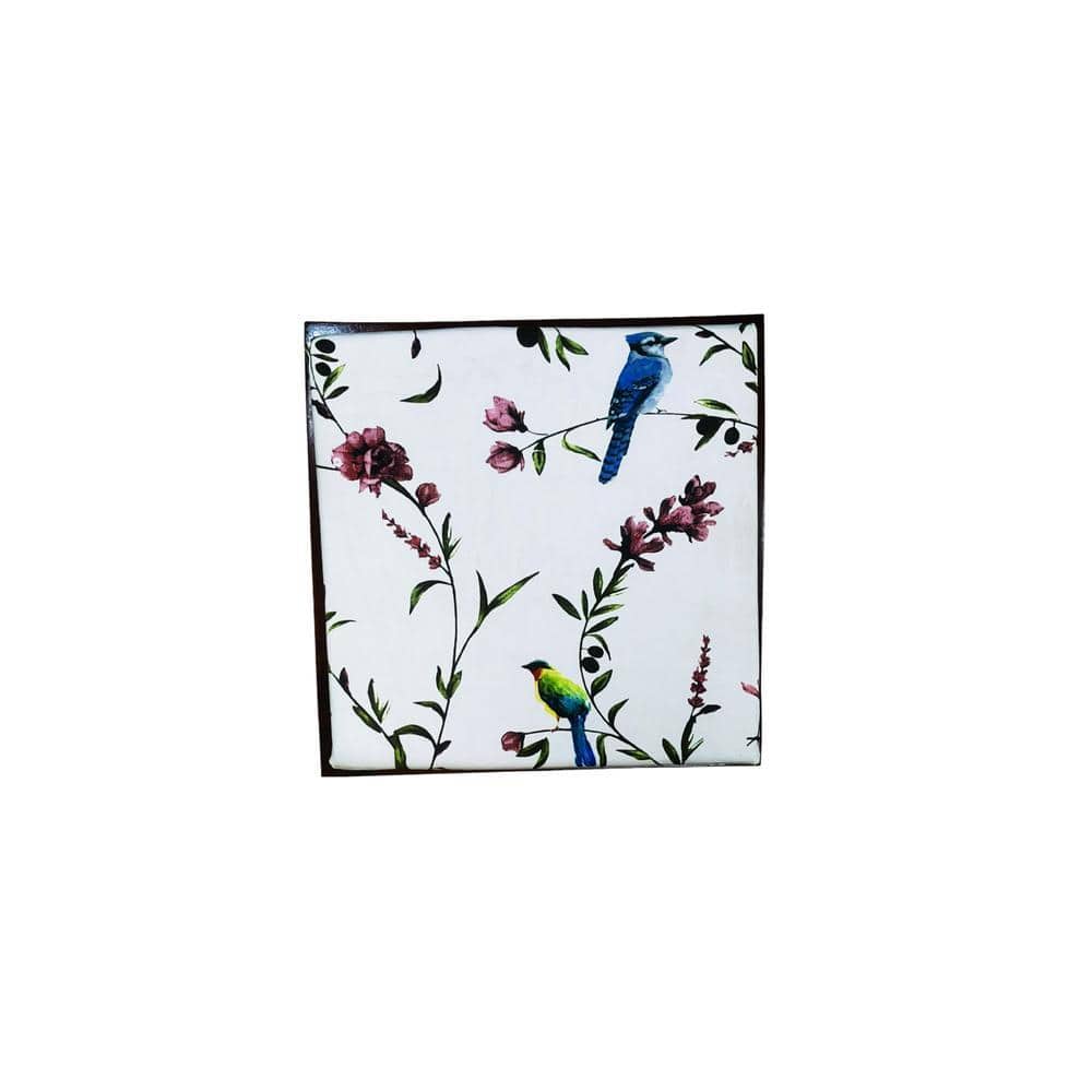 solaer solid wood  ottoman in  provincial teak finish