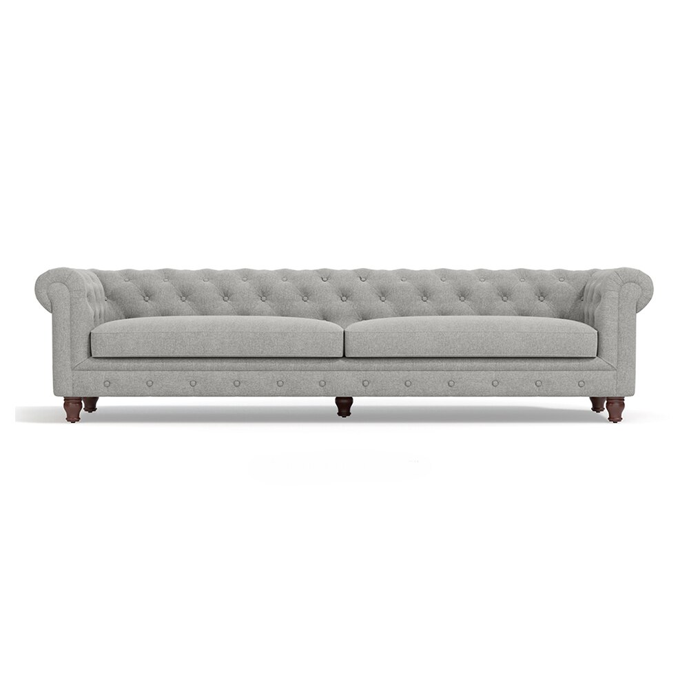 Winchester Essential 4 Seater Fabric Sofa in Vapour Grey Colour