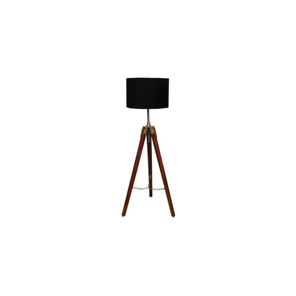 Senara Solid Wood Floor Lamp