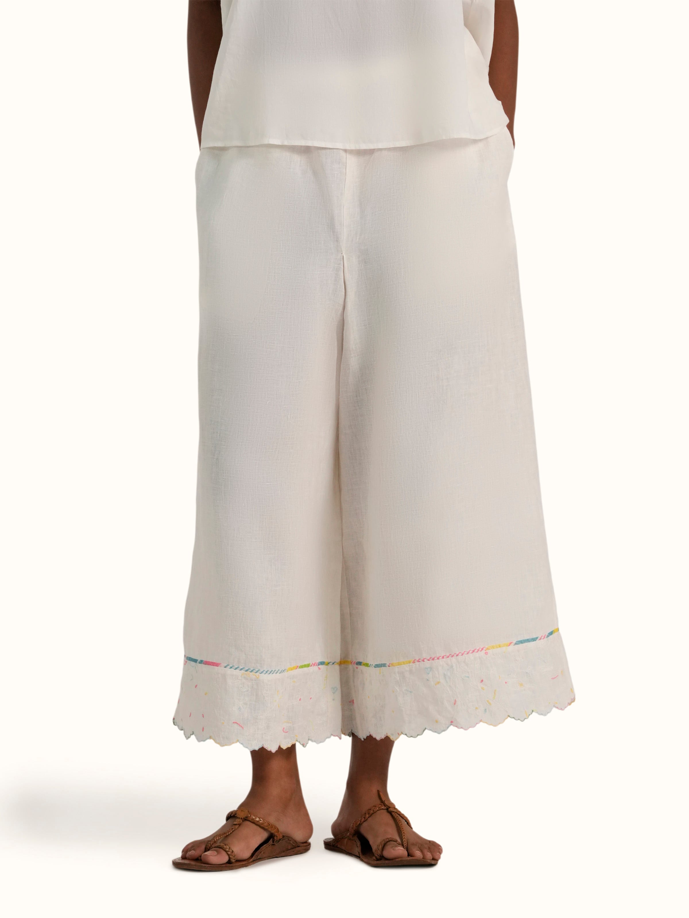 Off-white Cotton Silk Handloom Kurta Set