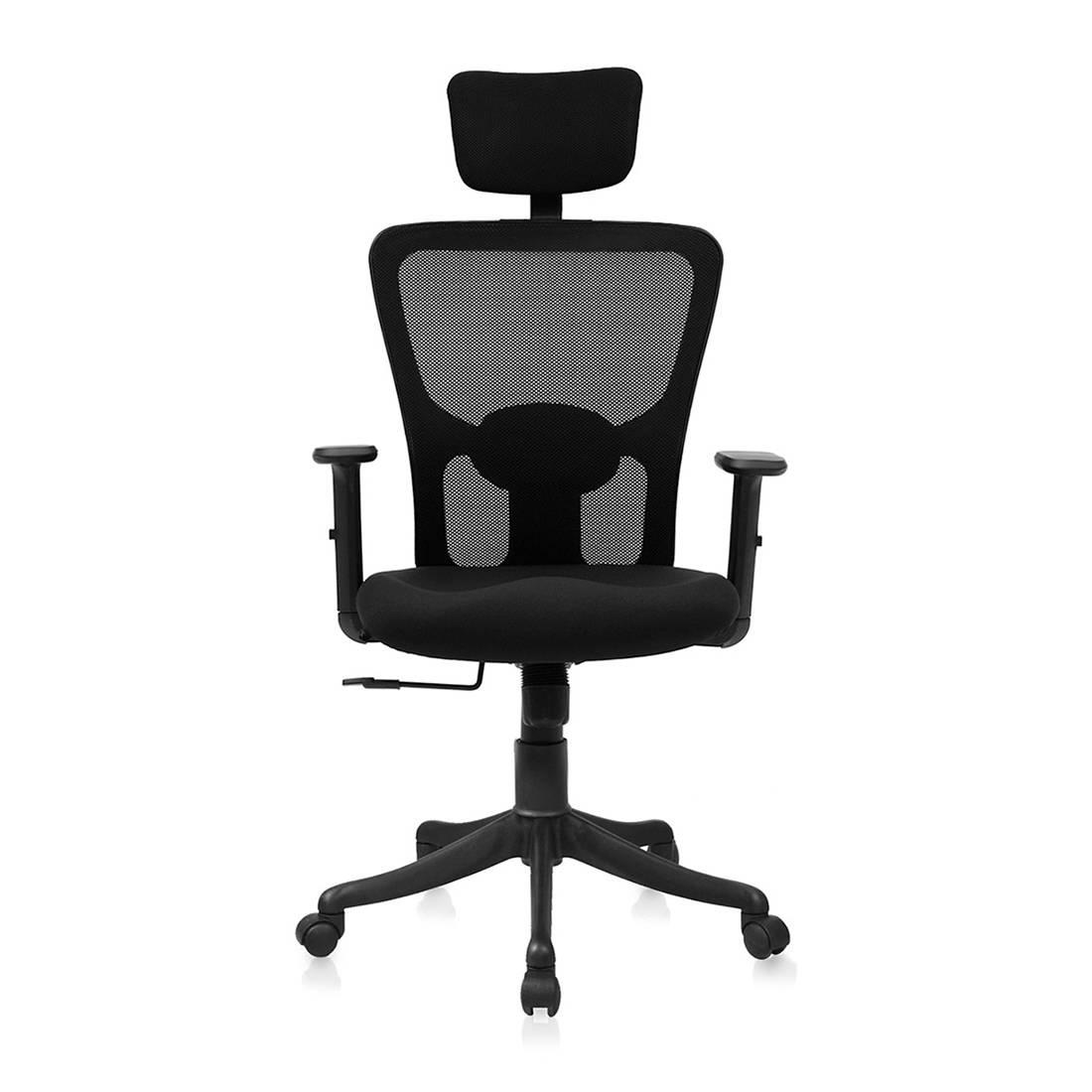 Galen Study Chair in Black Colour