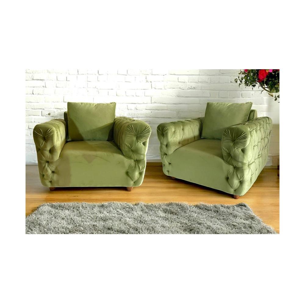 Jackson Solid Wood Contemporary Seater Accent Chairs