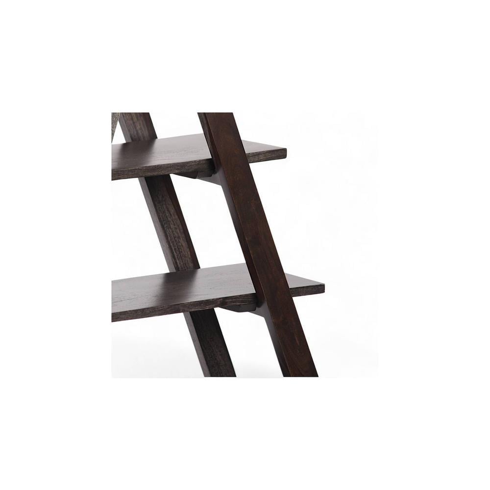 Kassel Sheesham Wood Book Shelf in Mahogany Finish