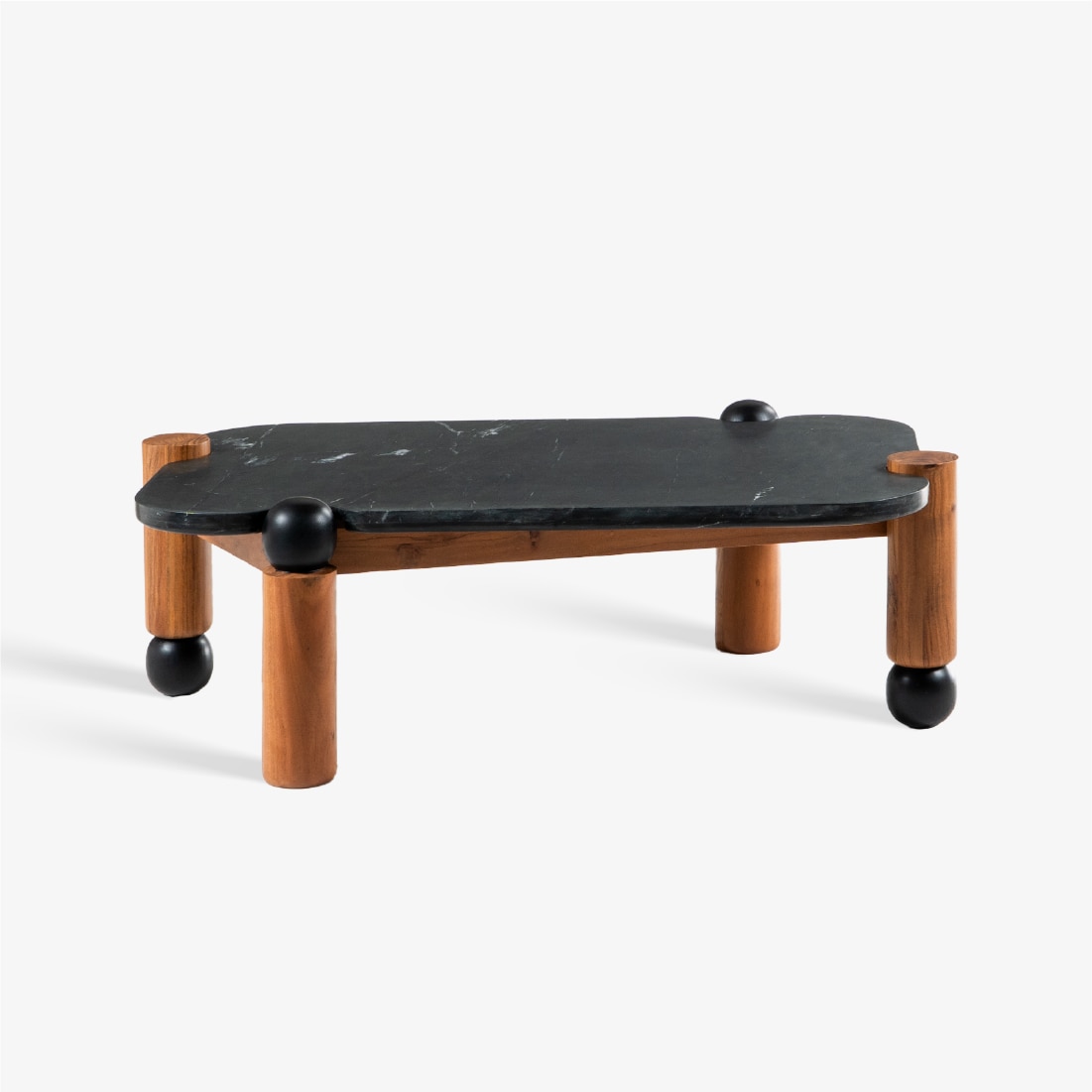 Noto Solid Wood Coffee Table in Brown Colour - Orange Tree