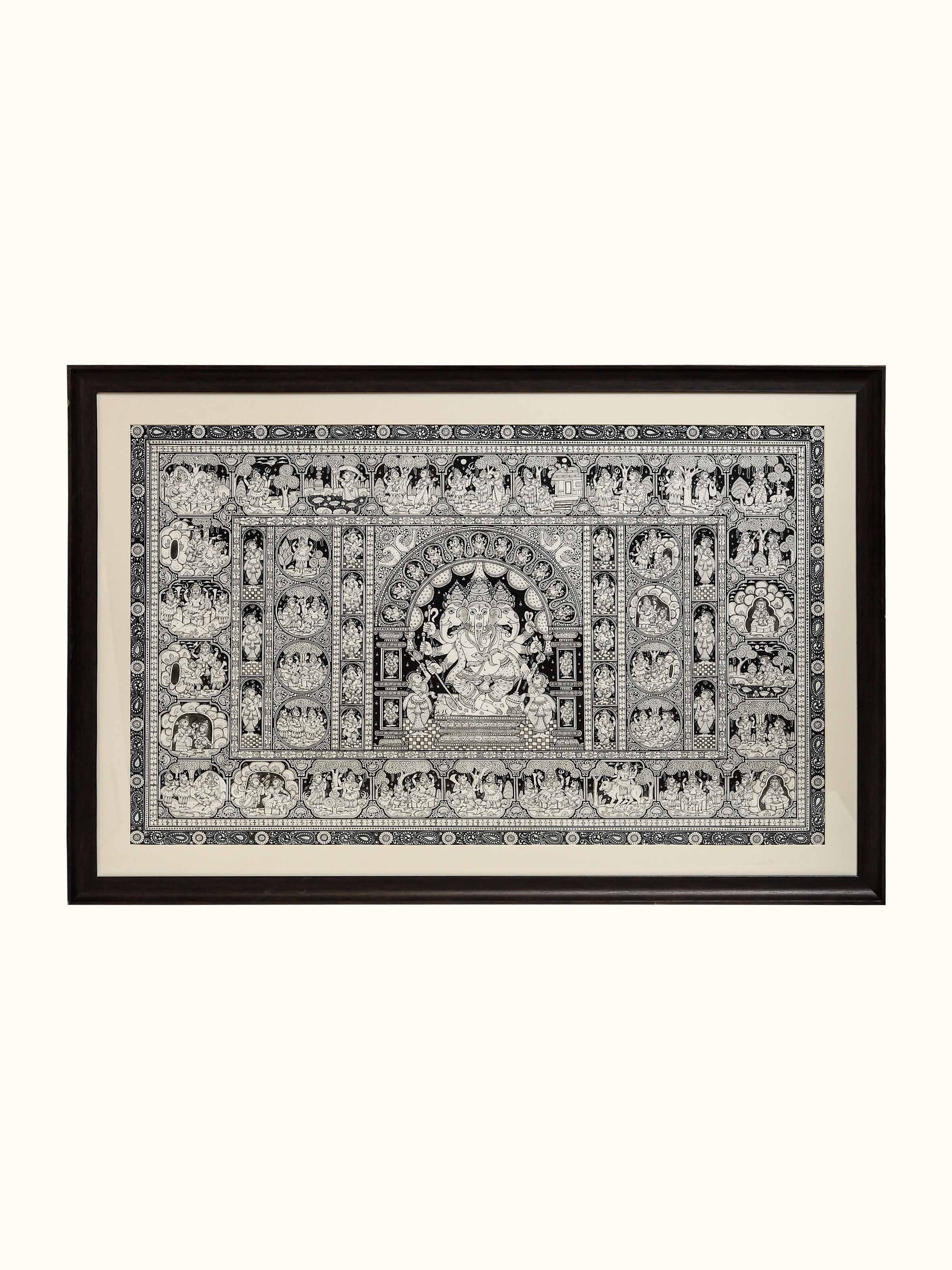 Ganesha Story Patachitra Painting