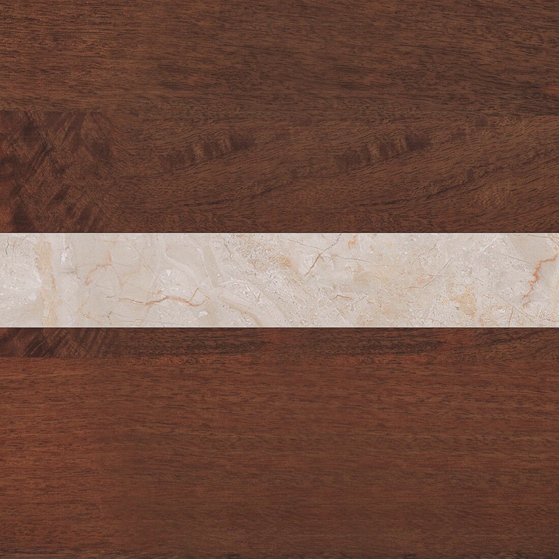 Atlas Crest Solid Wood 6 Seater Dining Table with 6 Celia Accent Dining Chair