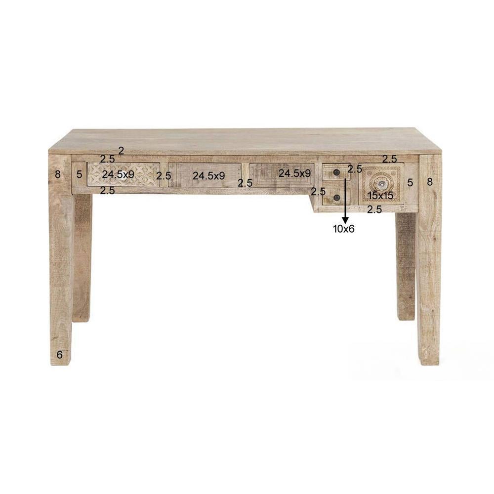 Metro Solid Wood Study Table