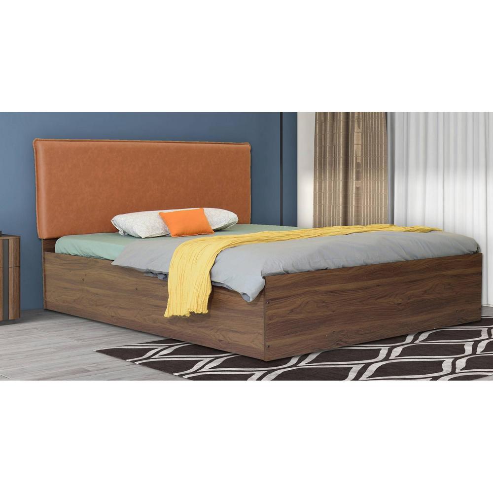 Namah Bed With Premium Leatherette Fabric And Box Storage Queen Bed