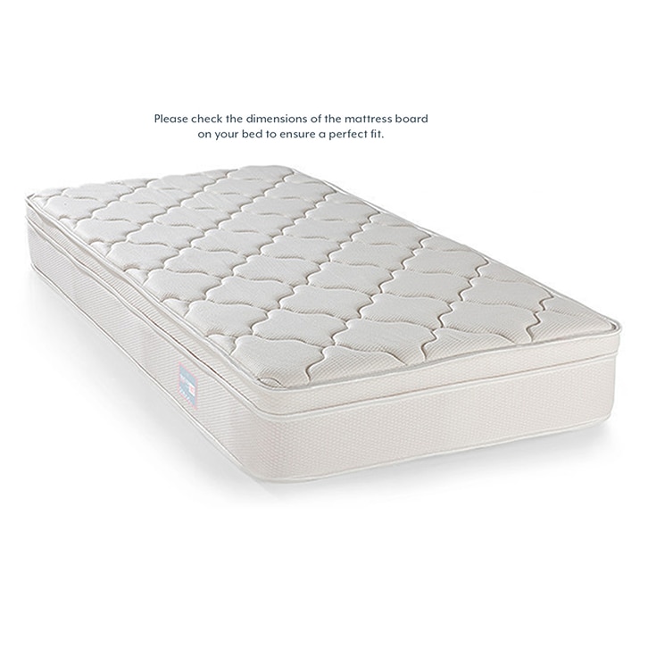 Cloud Pocket Spring King Size Mattress with Memory Foam Eurotop (Mattress Thickness : 10 Inches, Mattress Dimensions : 78 x 72 in)