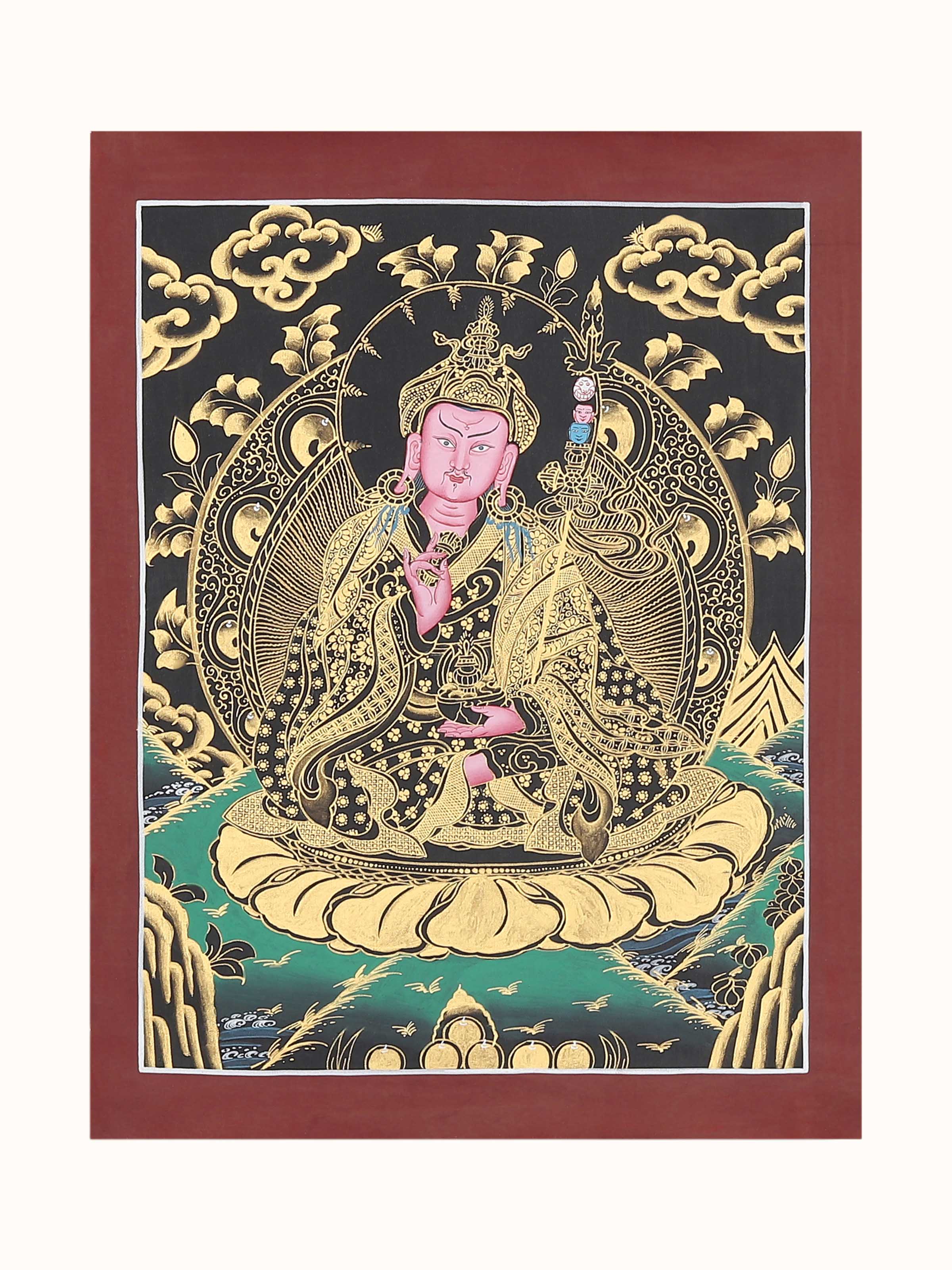 Guru Rinpoche Thangka Painting