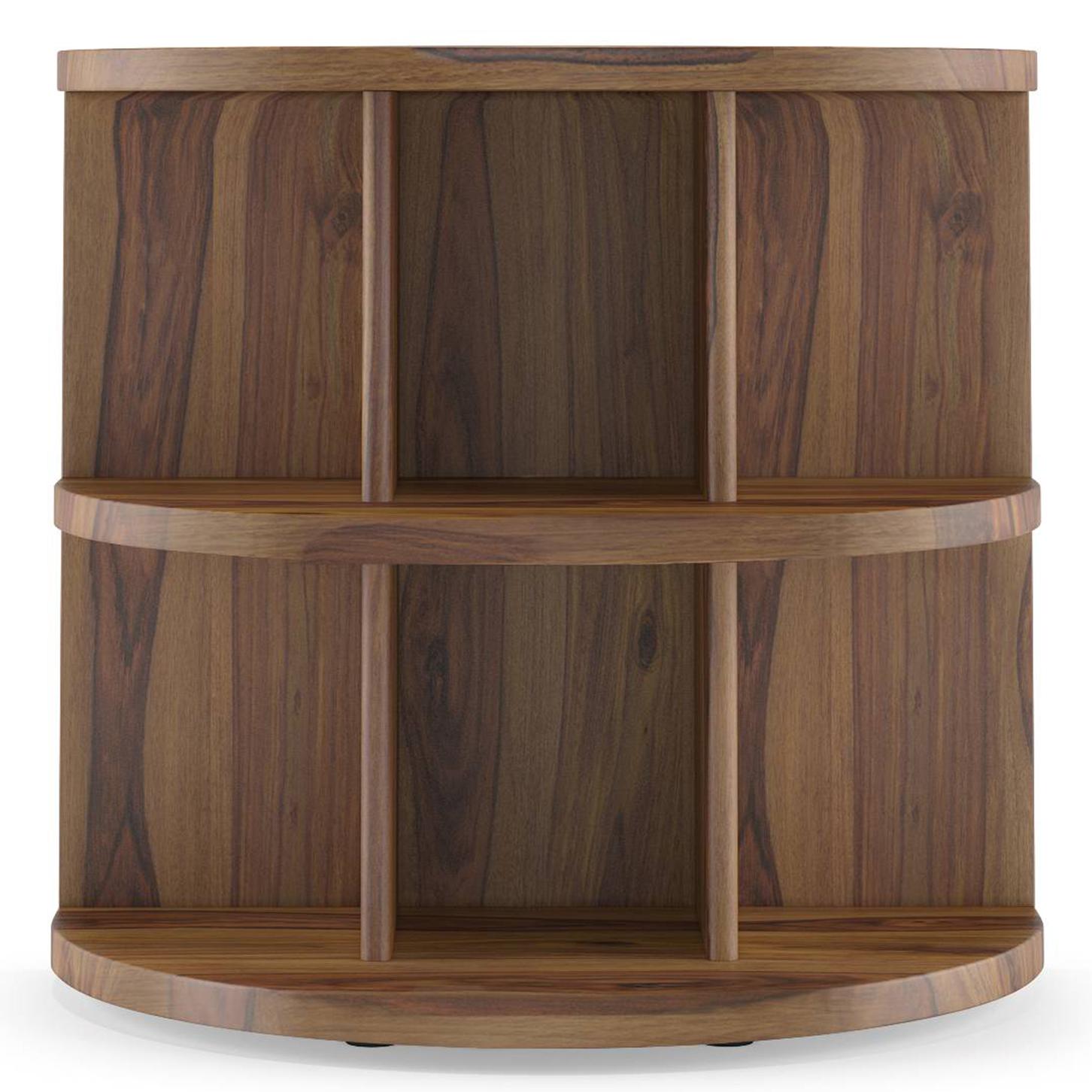 Newton Solid Wood Side Table in Teak Finish