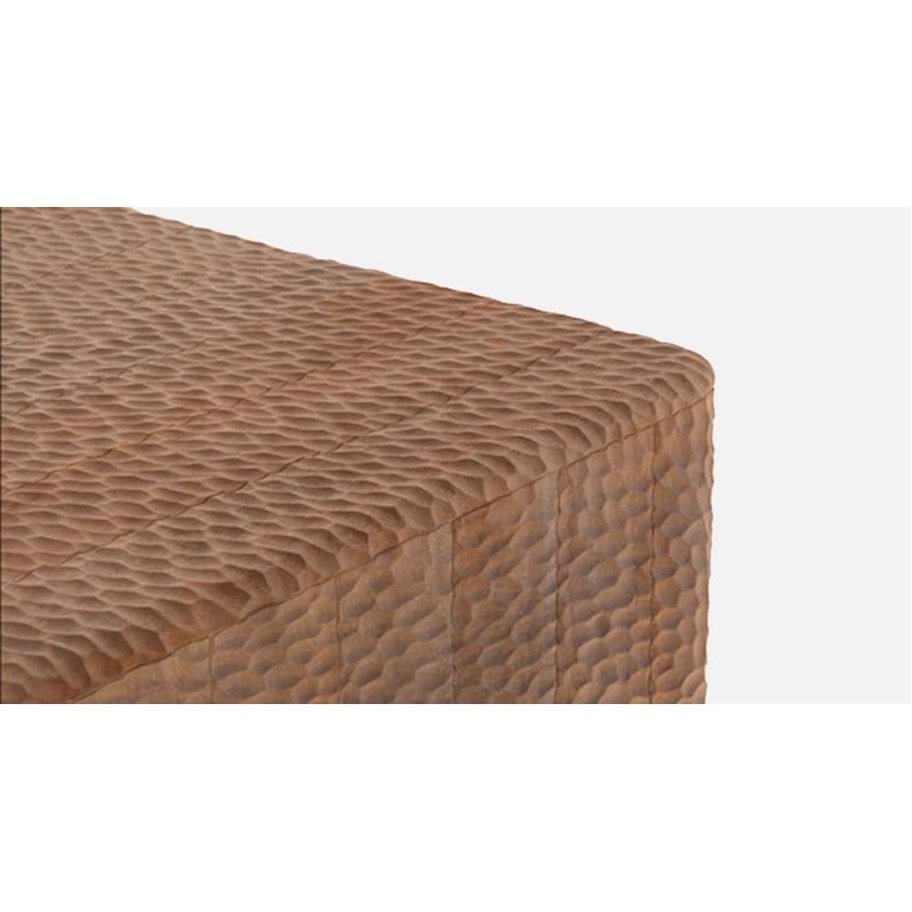 Tallado Solid Wood Carved Coffee Table With Arched Sides