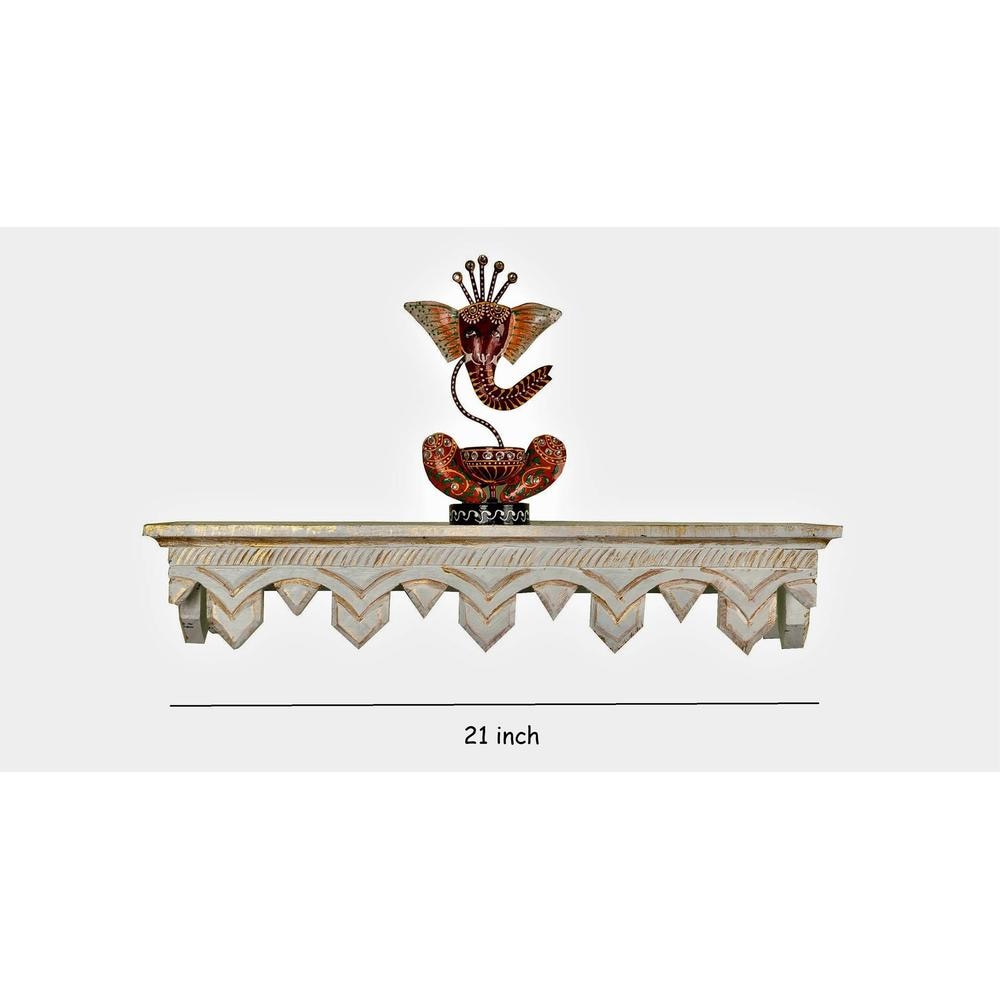 Grover Solid Wood Wall Shelf