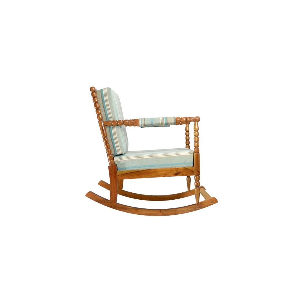 Kamira Solid Wood Lounge Chair In Multicolour