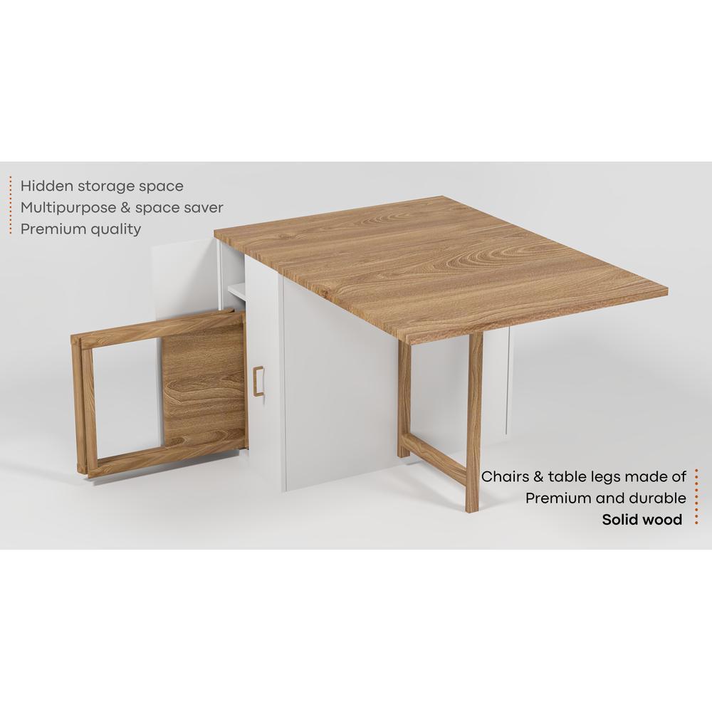 Space-Saving Dining Set with Storage