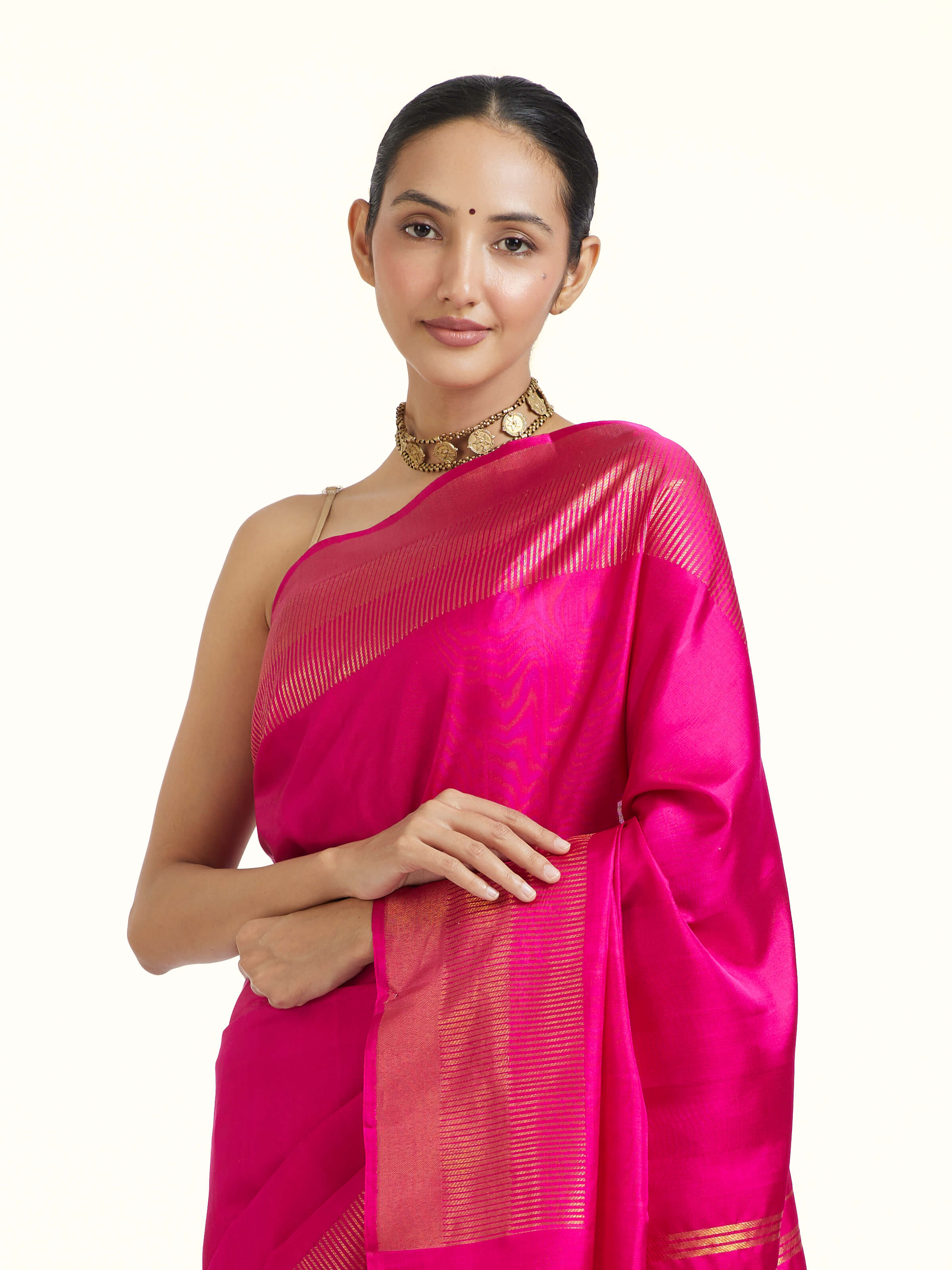 Red Silk Handloom Zari Saree