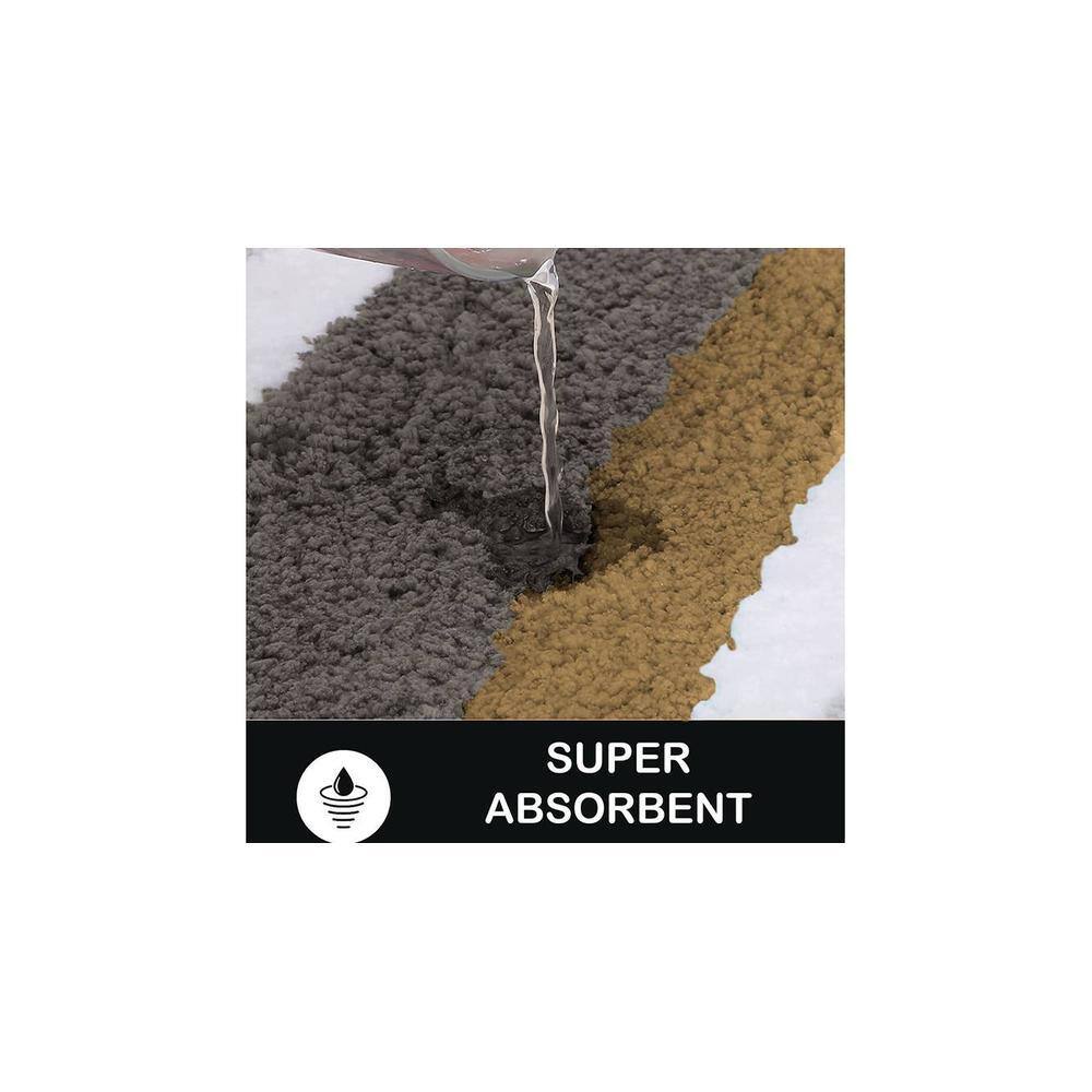 Bathmat 2500 GSM Microfiber Anti Skid Slip Water Absorbent Machine Washable and Quick Dry Italia Mats for Bathroom, Kitchen, Entrance