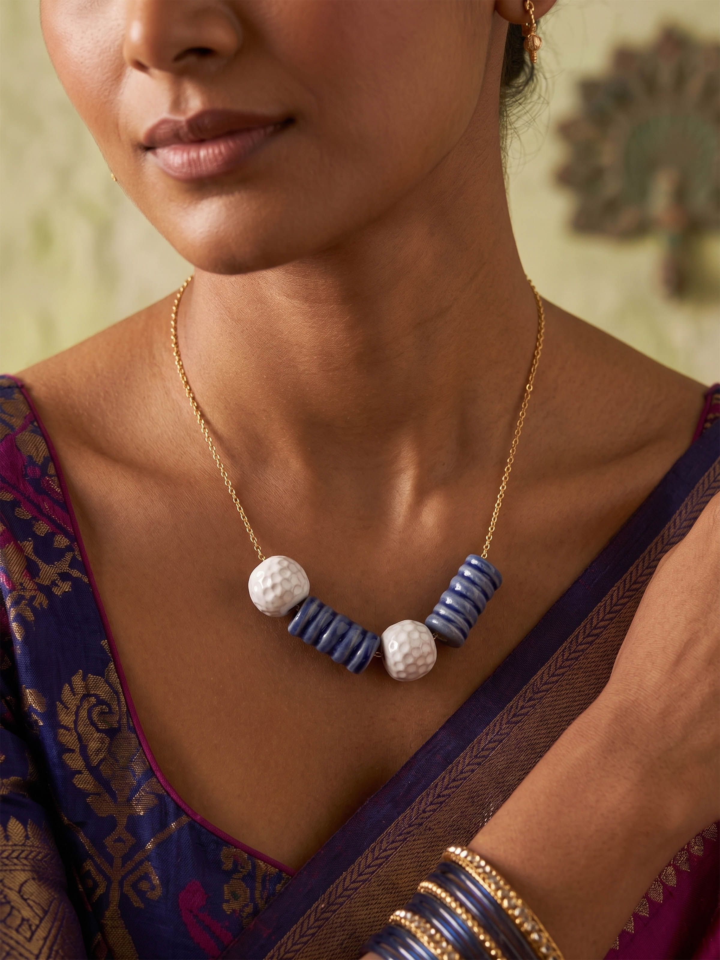 Ceramic Long Necklace