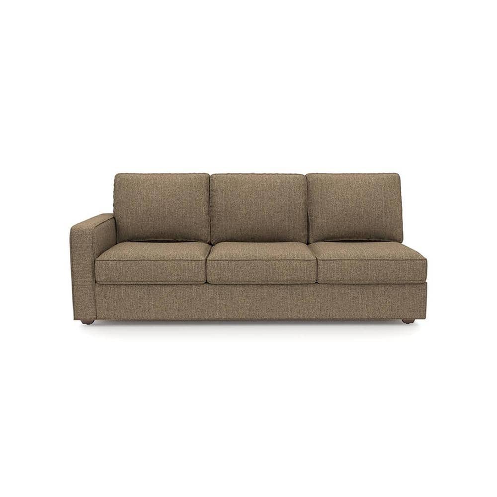 Apollo Compact Sofa (Colour : Dune, Cushion : Soft, Back Type : Regular, Seating Capacity : Right Aligned 3 Seater + Right Aligned Chaise + Ottoman)
