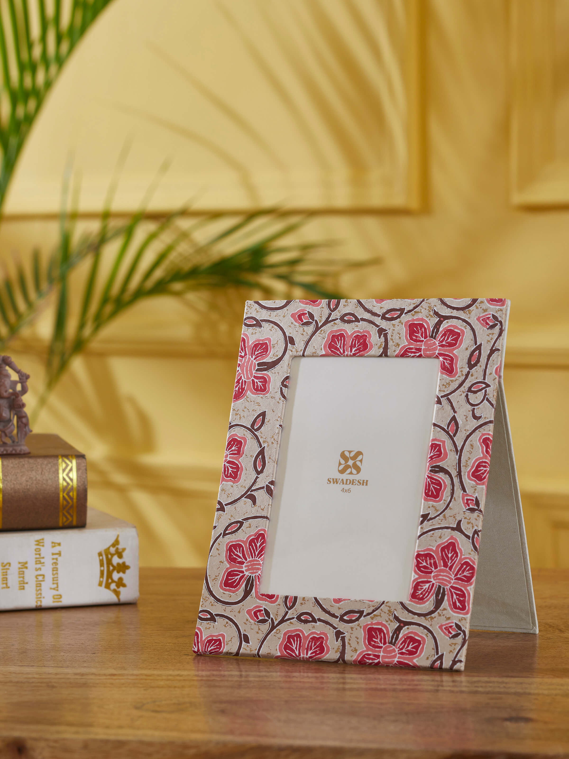 Lifestyle view of Handmade Paper Photo Frame