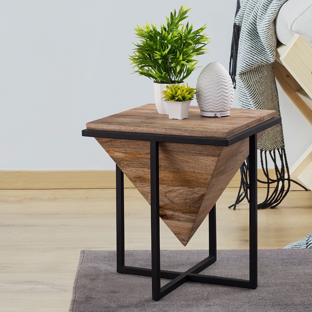 Metalsmith Elegant Side Table – Metal, Black Powder Coat - Metalsmith