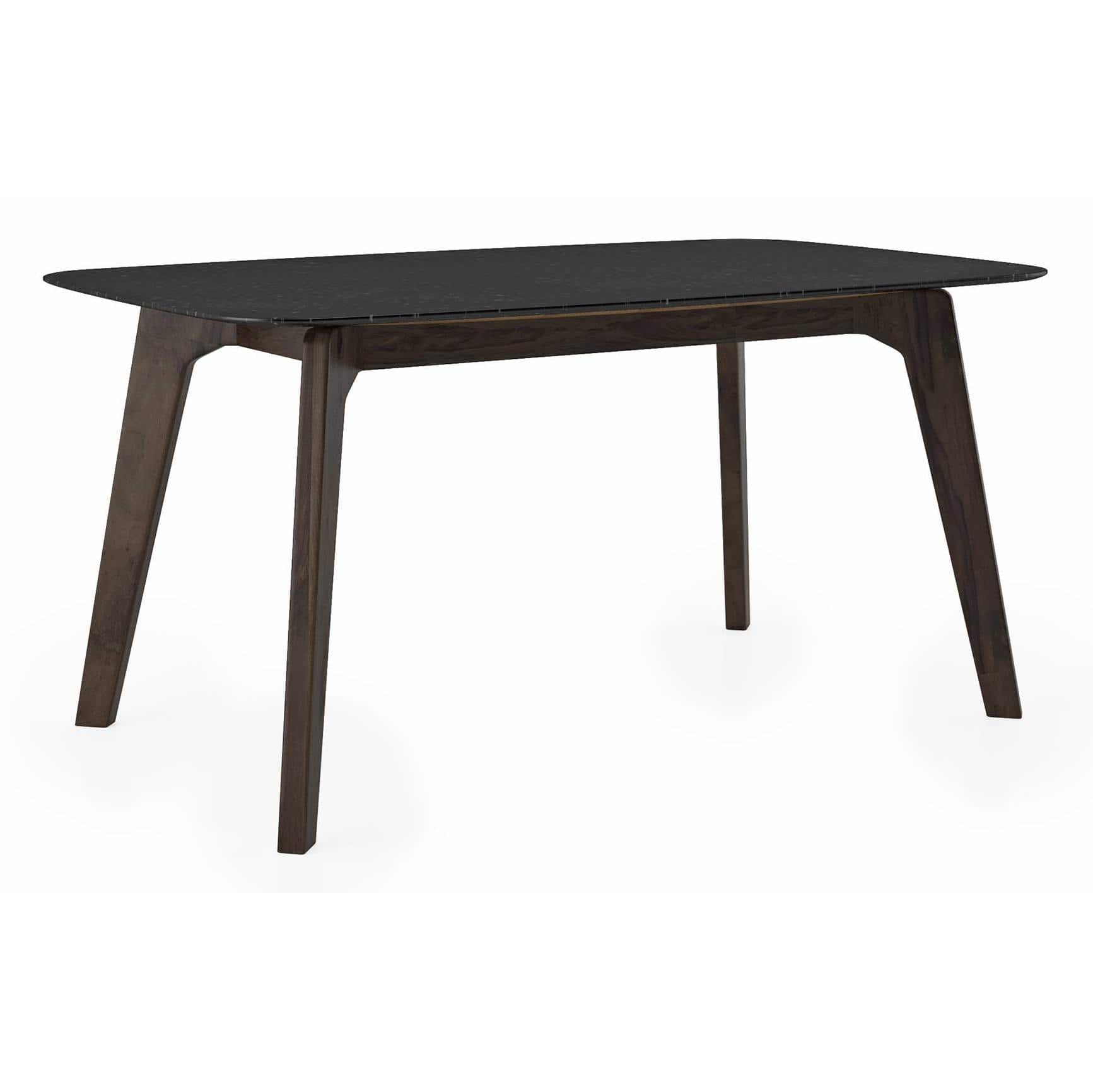 Galaxy 4 Seater Dining Table In American Walnut Finish