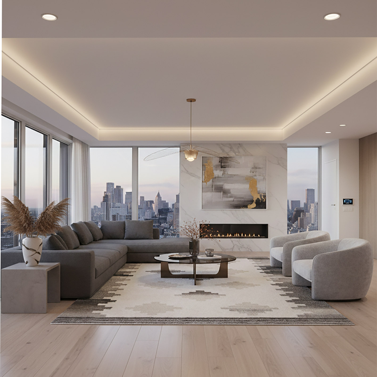 Nordic Harmony Carpet 5 X 7 - The Woven Legacy