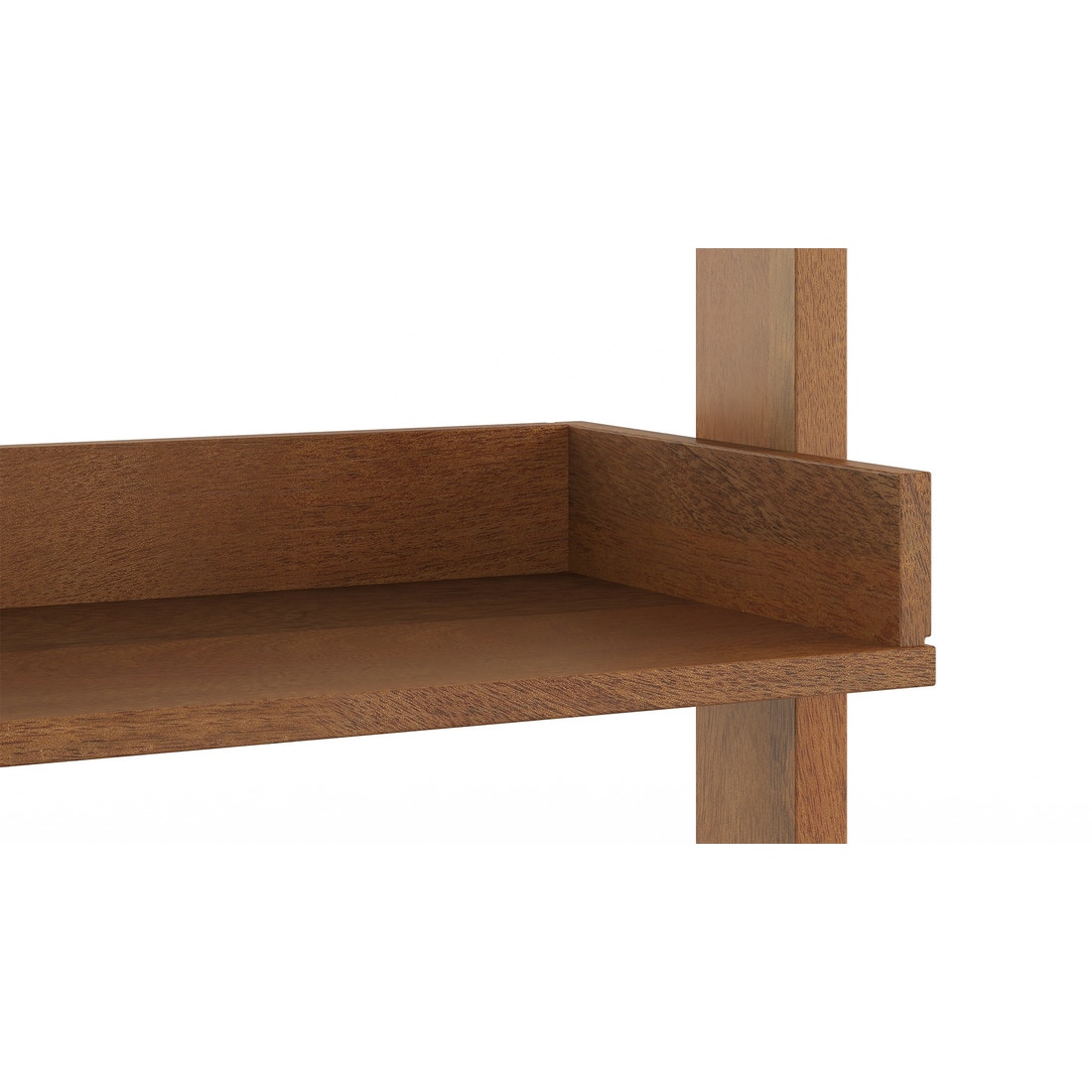 Austen Bookshelf Display Unit 45 Book Capacity Finish Amber Walnut