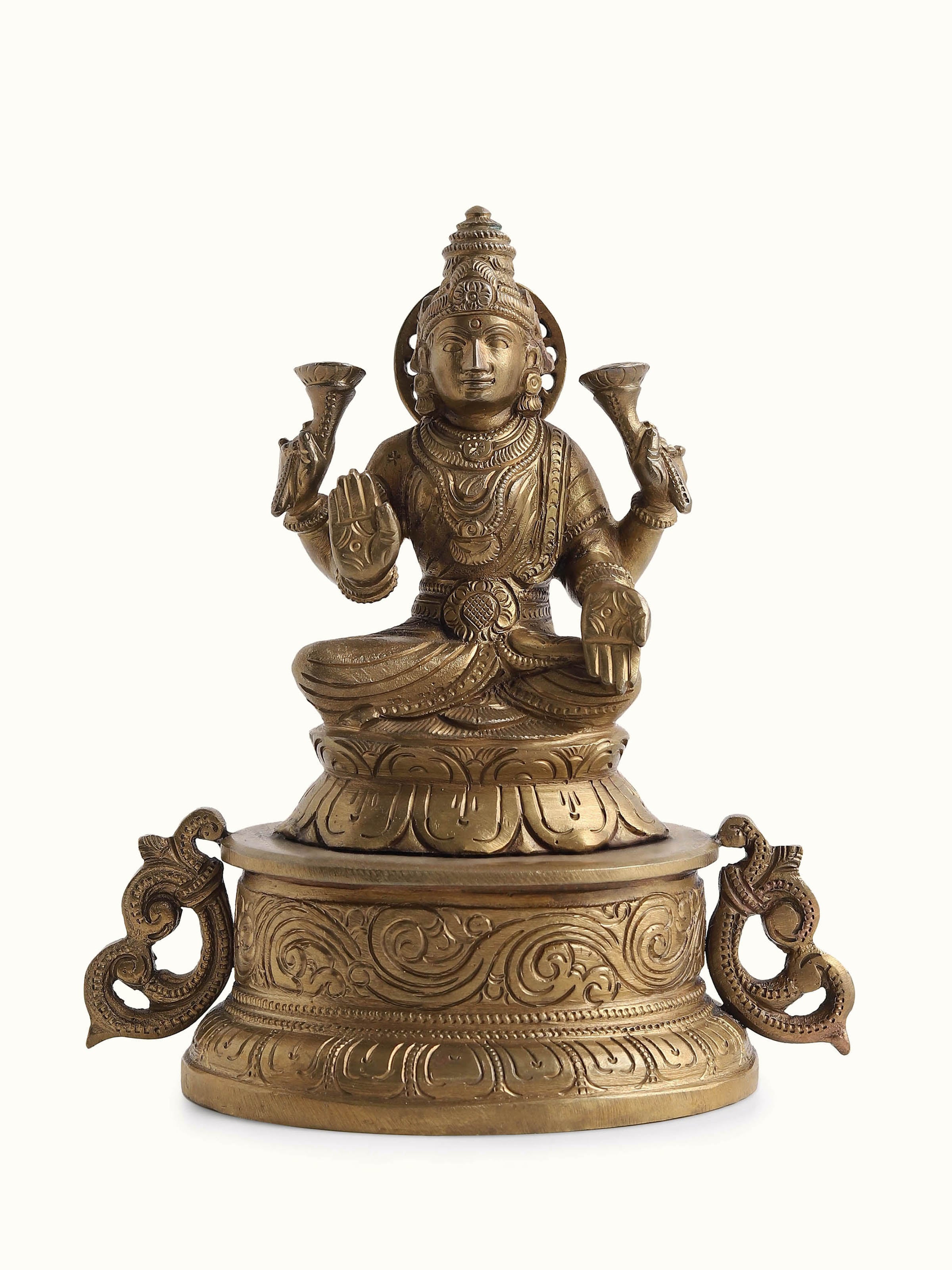 Bronze Cast Décor Lakshmi Idol