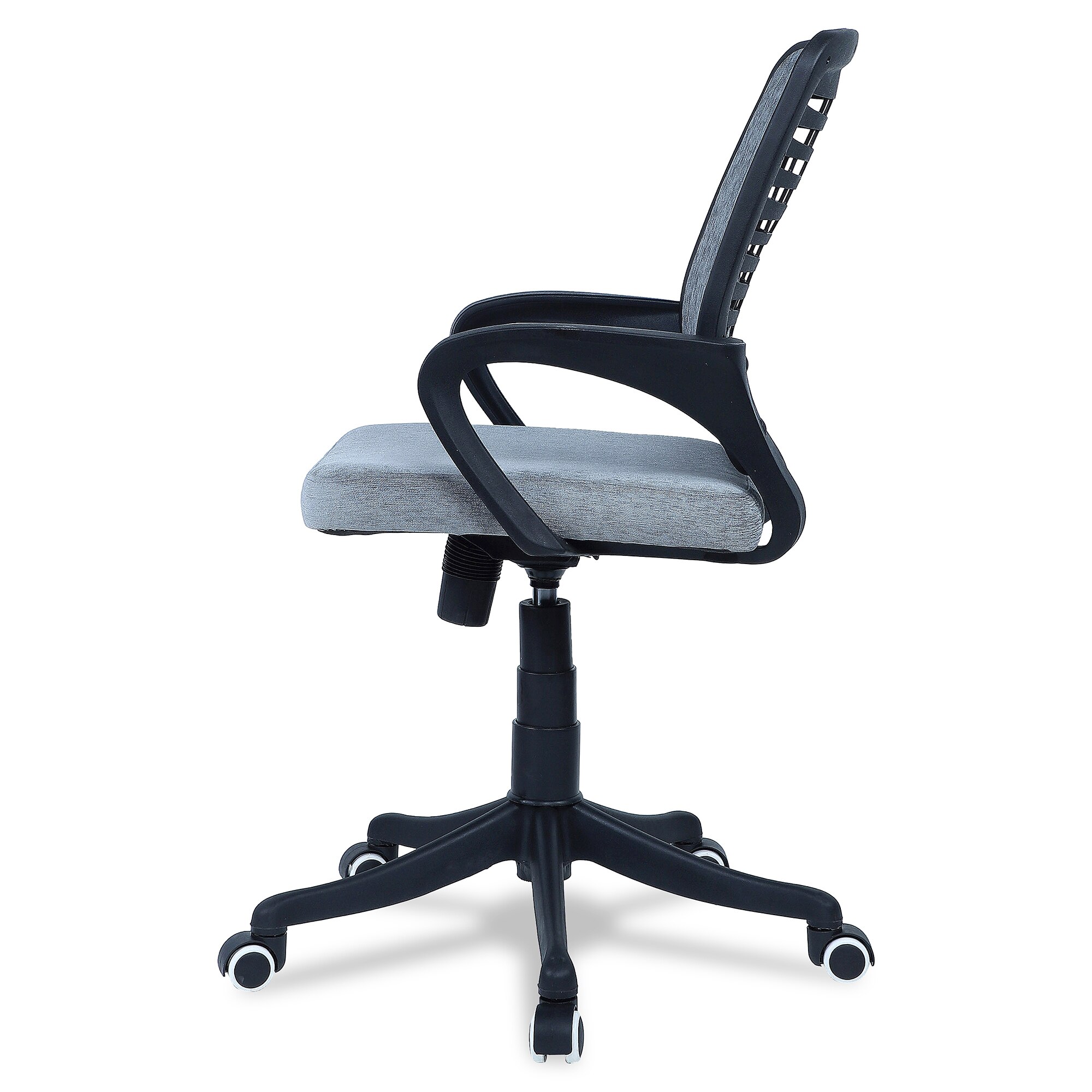 Geain Mid Back Ergonomic Chair in Grey Colour