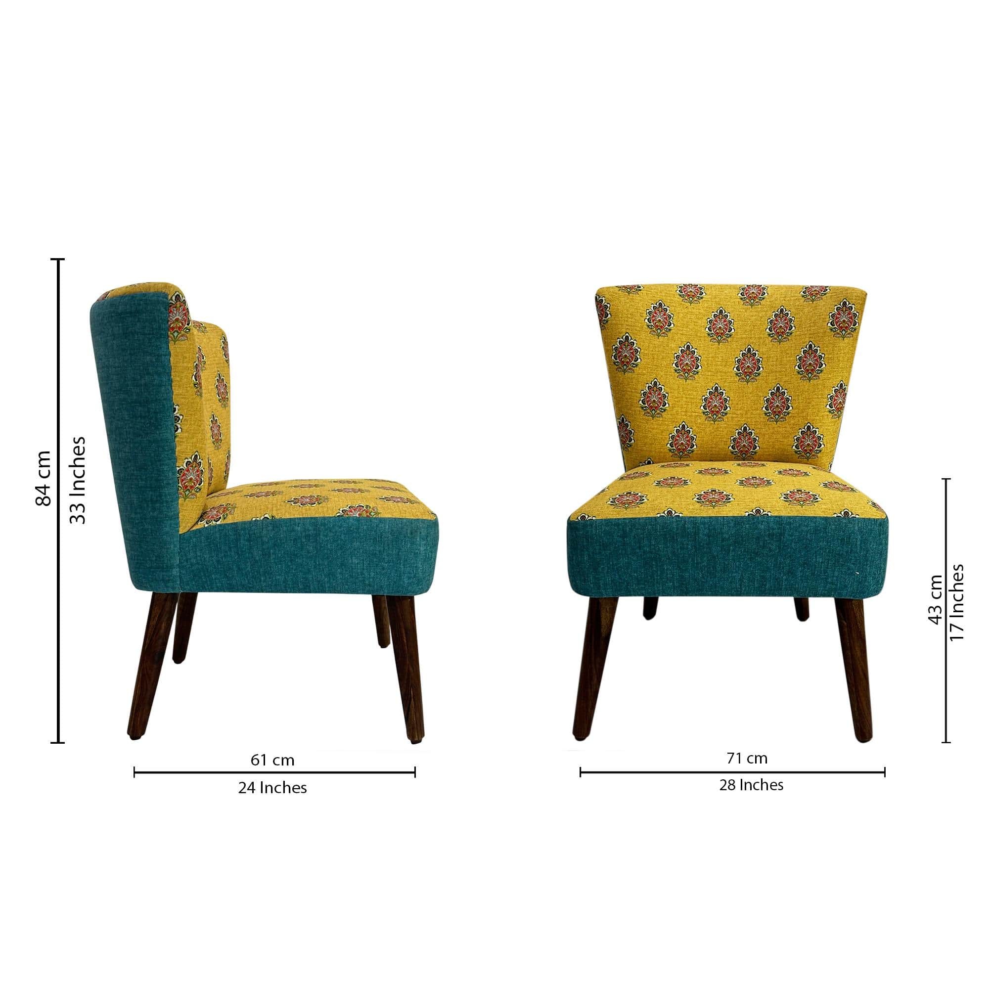 Tiara Yellow Ambi Accent Chair