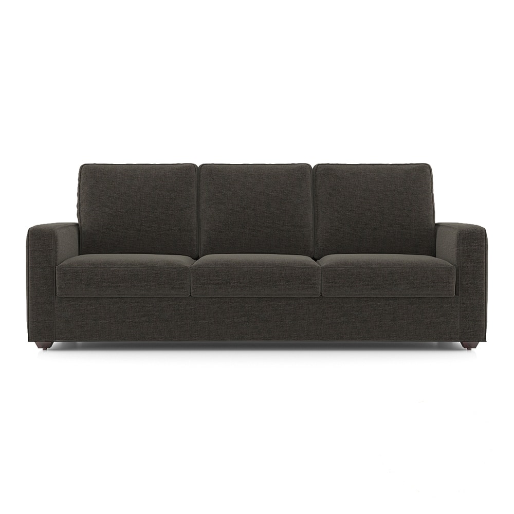 Apollo Compact Sofa Set (Colour : Smoke Grey, Cushion : Hard, Back Type : High Back, Seater : 3+1+1) - Urban Ladder