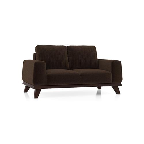 Granada Premium 2 Seater Fabric Sofa in Dark Earth Colour