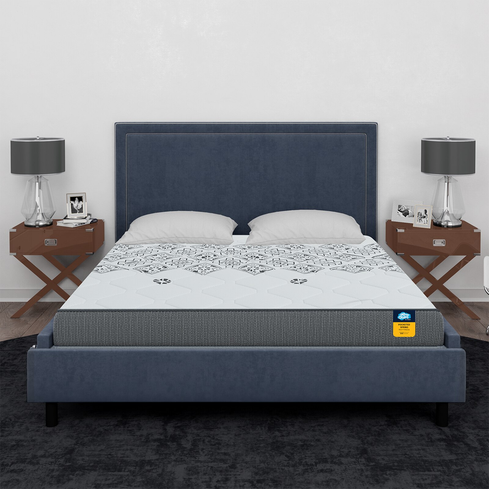 Sleepables Multi Layered  Spring Mattress (78 x 72 in, 6 Inches)