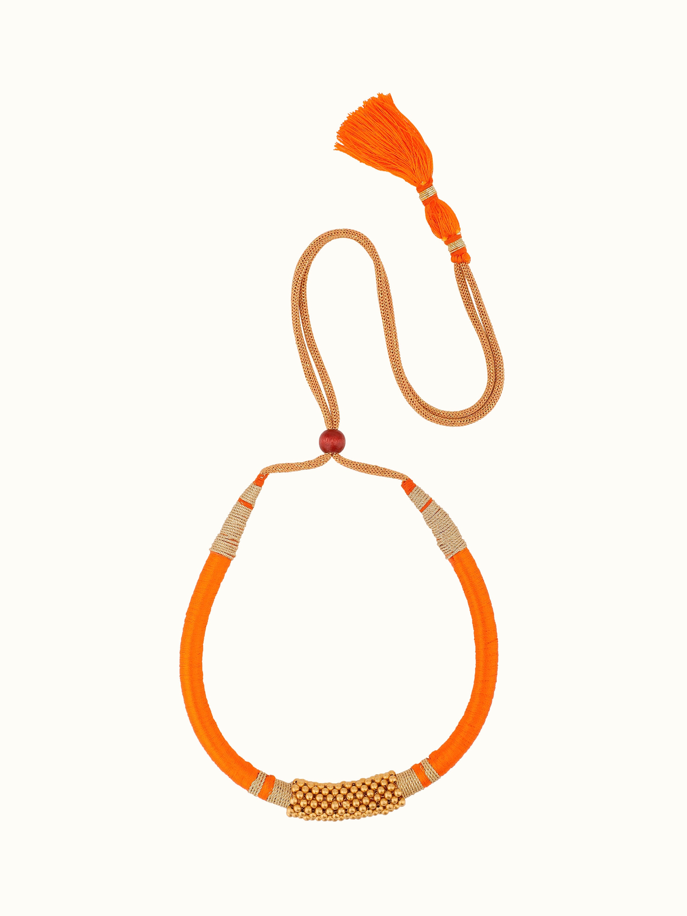 Thushi 22 karat gold collar necklace – Swadesh