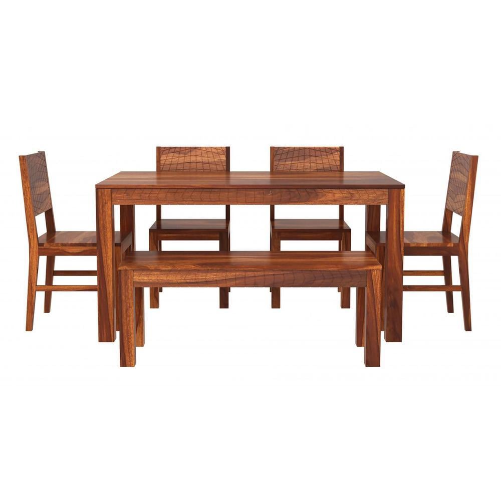 Parker Six Dining Set With Bench