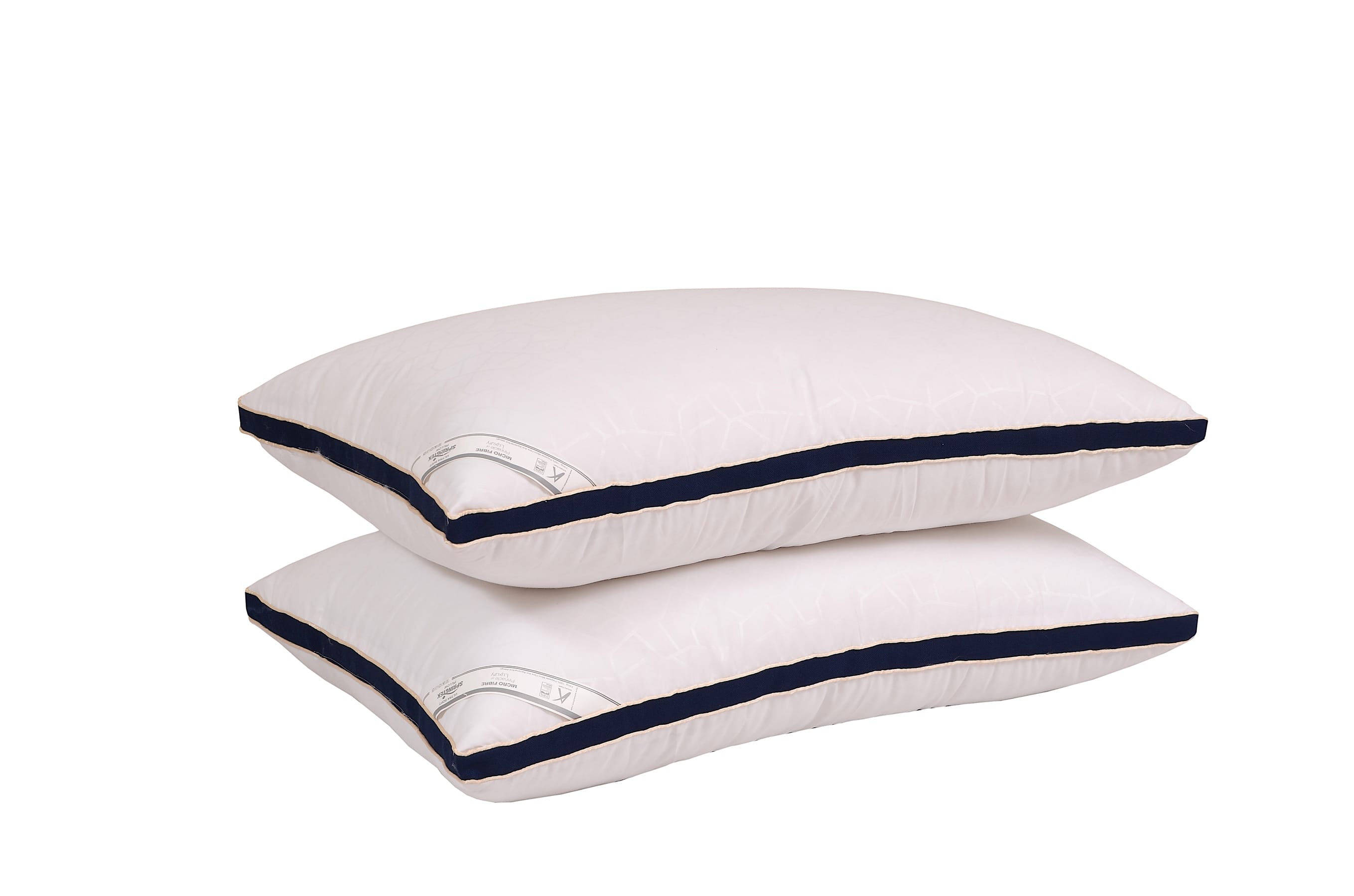 Springtek Microfiber Luxurious Super Soft Micro Fibre Premium 17 X 27 Inch Set of 2 Pillows