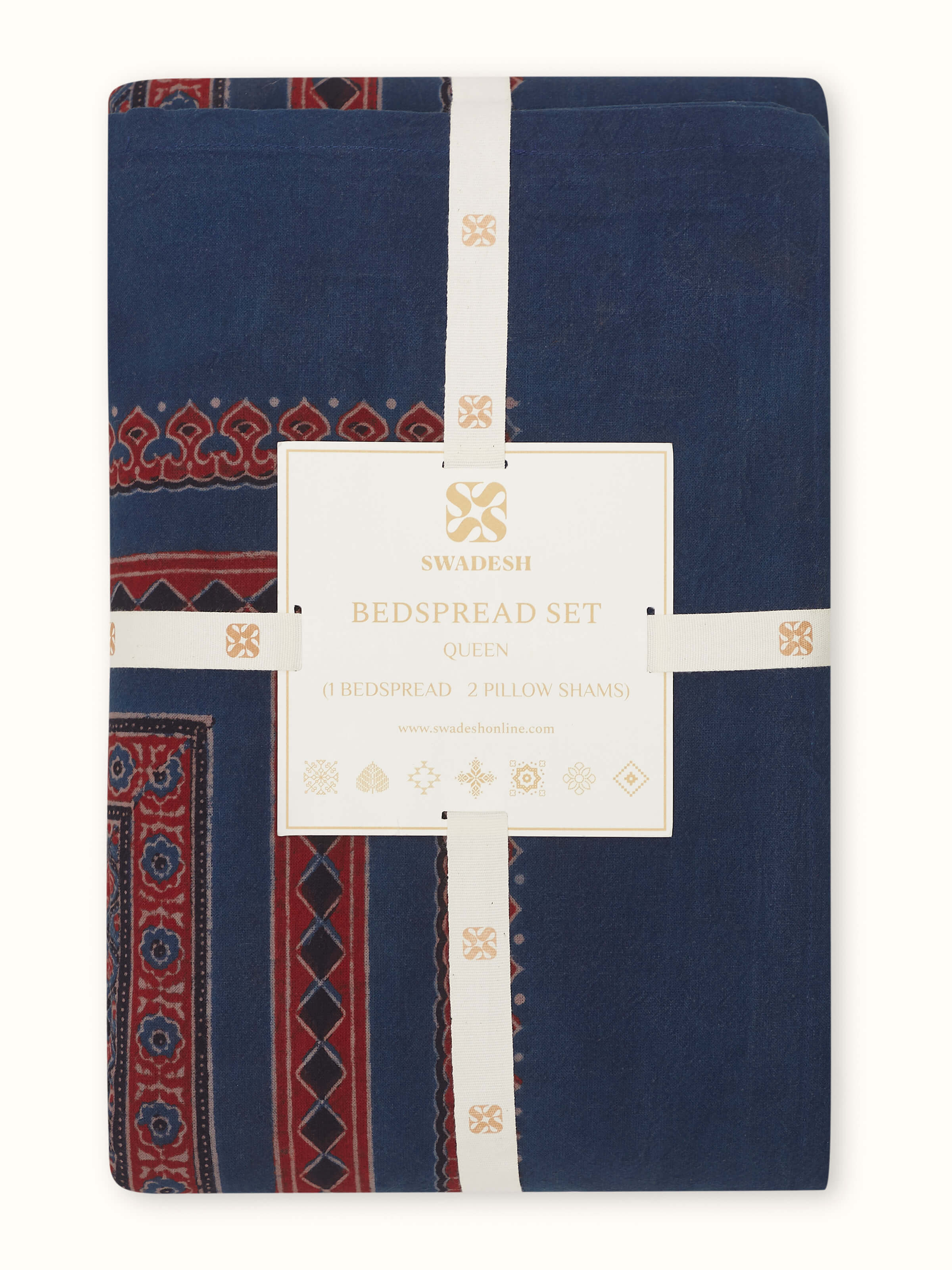 Detailed close-up of Karya khakhi textured cotton bath mat showcasing the textured design and khakhi color.