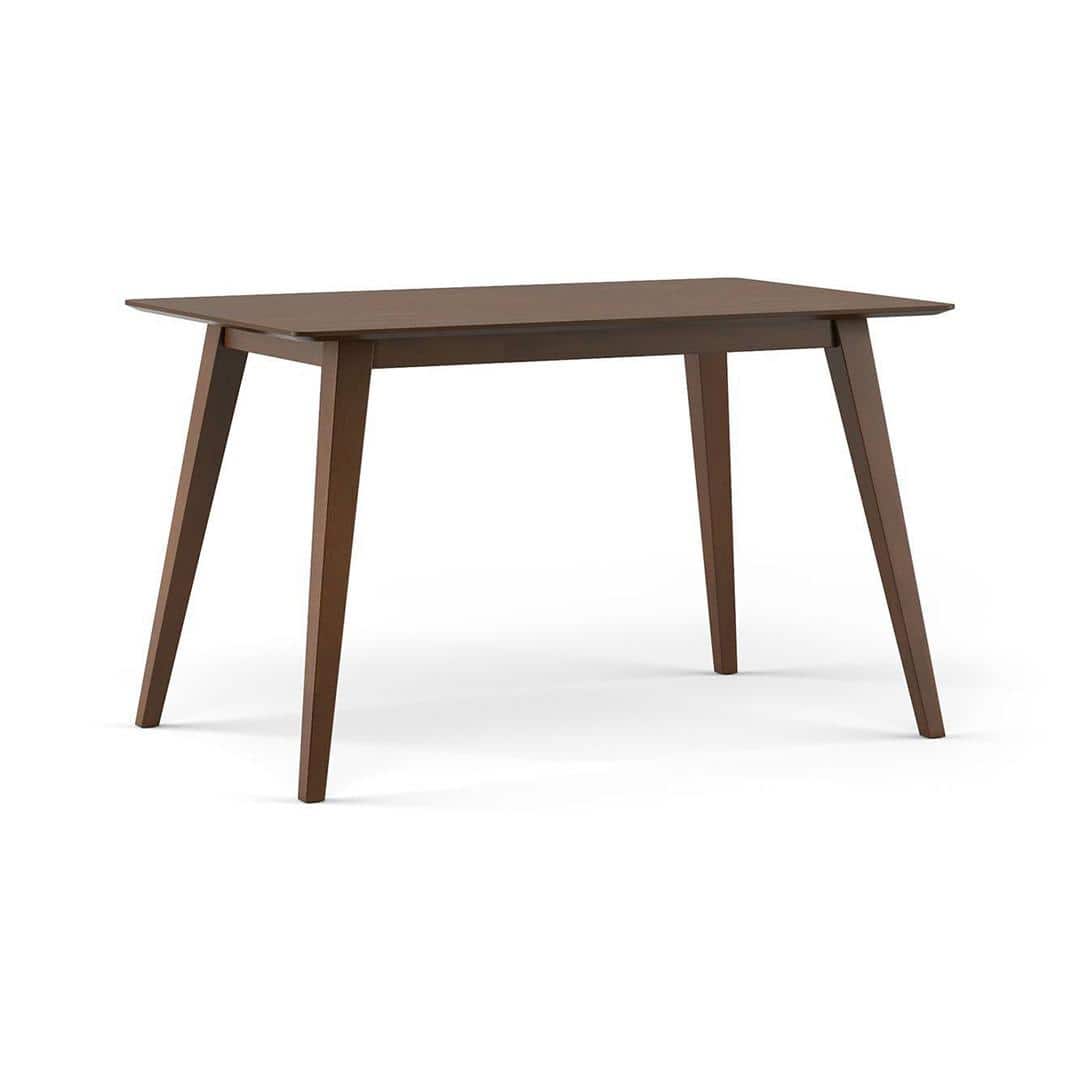 Lawson 4 Seater Dining Table (Finish : walnut) with set of 4 Persica Dining chairs