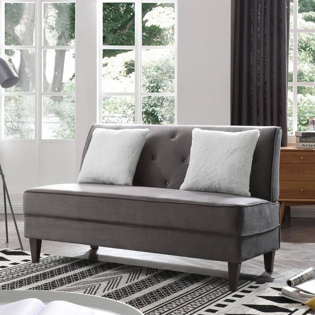 Seltos Fabric Sofa - Grey
