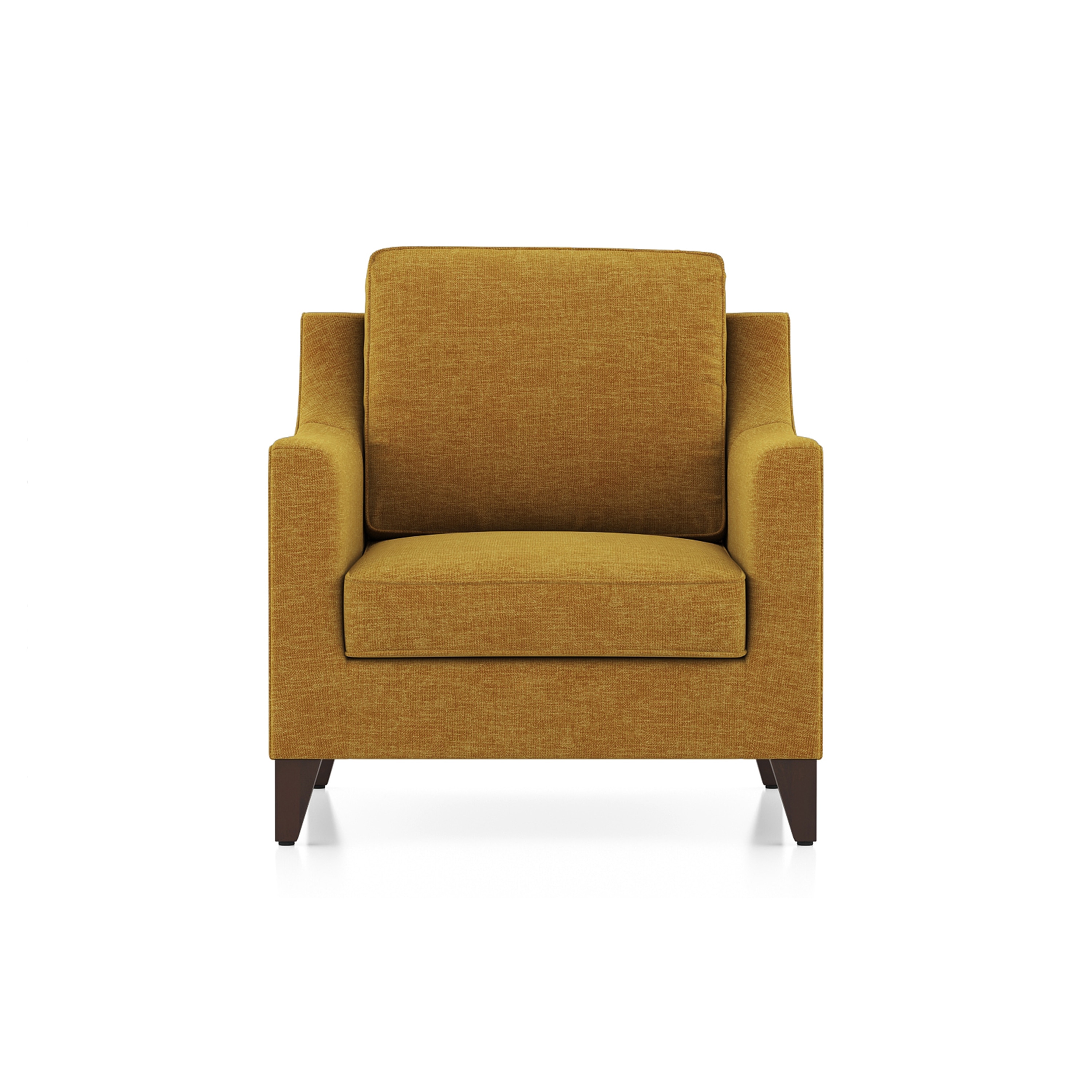 urban ladder Abbey Sofa (Colour : Ochre, Cushion : Hard, Seating Capacity : 1 Seater)-picture-13