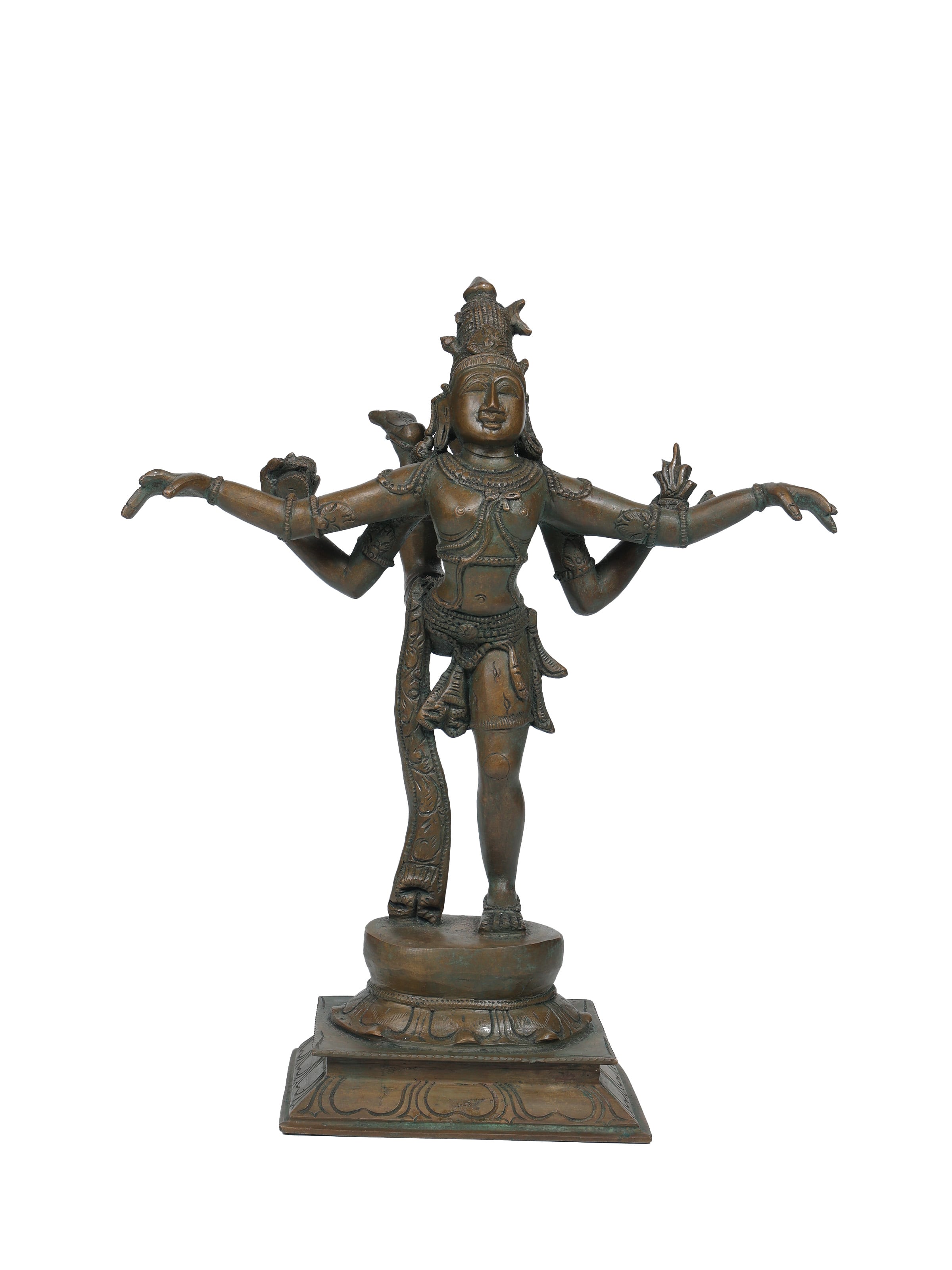 Bronze Cast Viruchiga Thandavam Idol