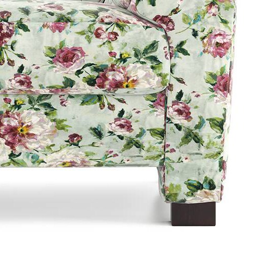 Farina Luxe 3 Seater Fabric Sofa in Clara Velvet Colour