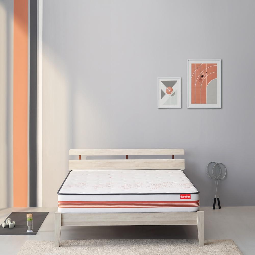Boltt 3 Zoned NRG Layer Medium Firm Bonnell Spring Mattress with Extra Air Circulation and Coolness