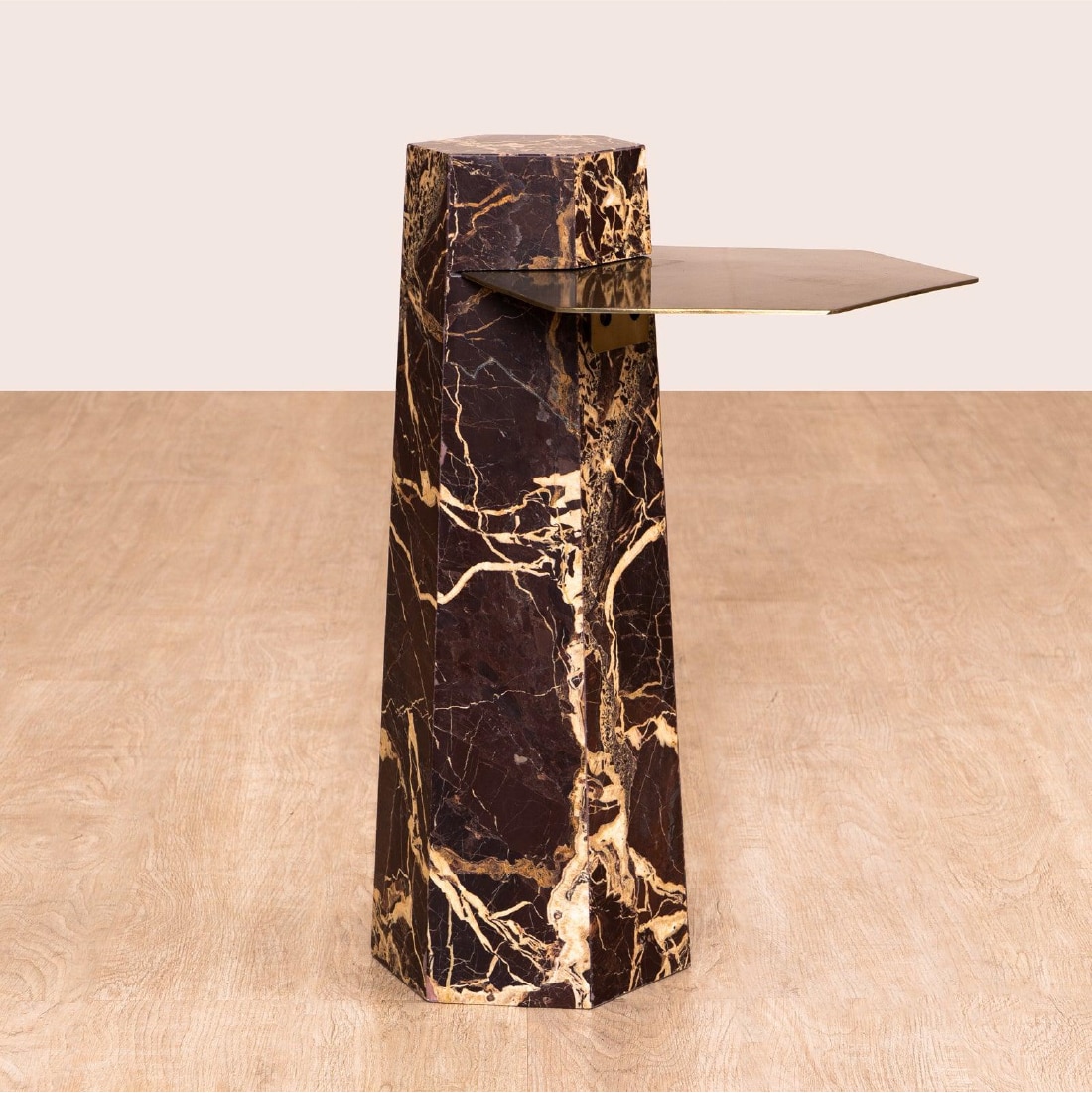 Rico Marble Side Table in Beige Colour - Orange Tree